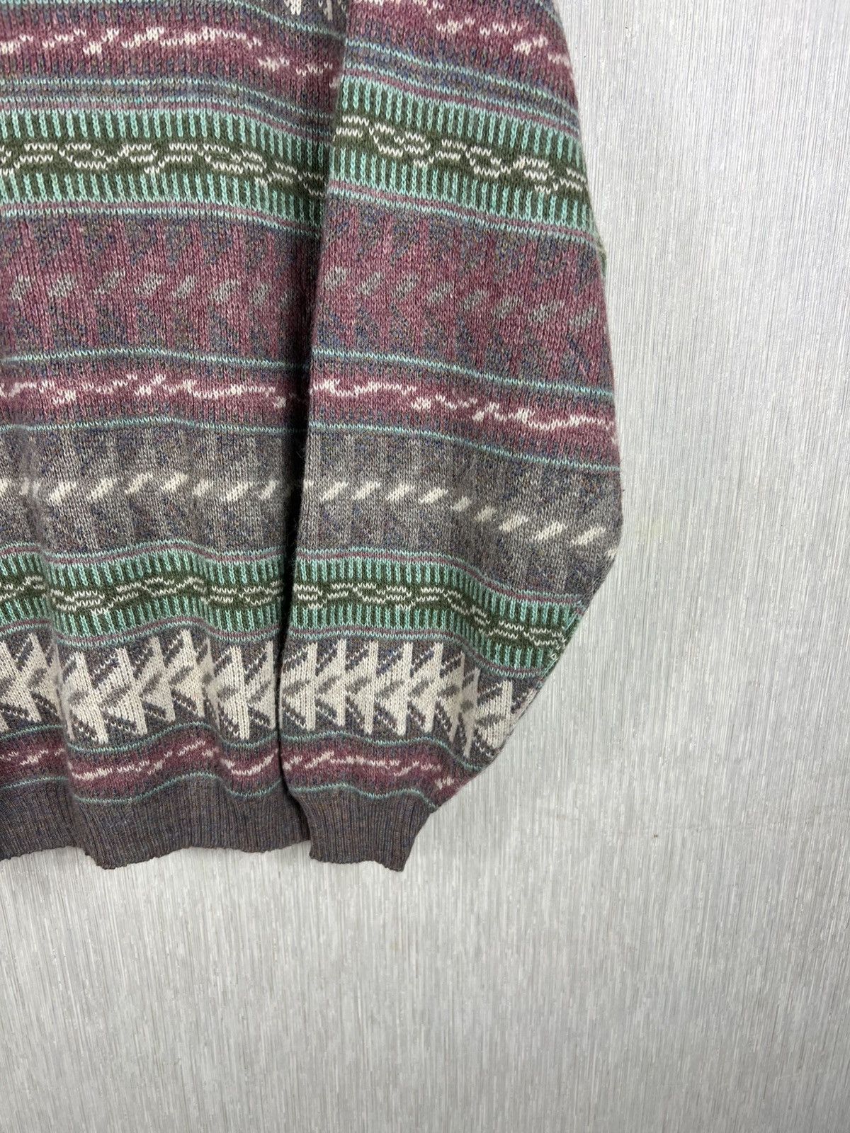 Acne Studios Vintage Tom Hanbury patterned wool sweater retro acne style Size US L / EU 52-54 / 3 - 5 Thumbnail