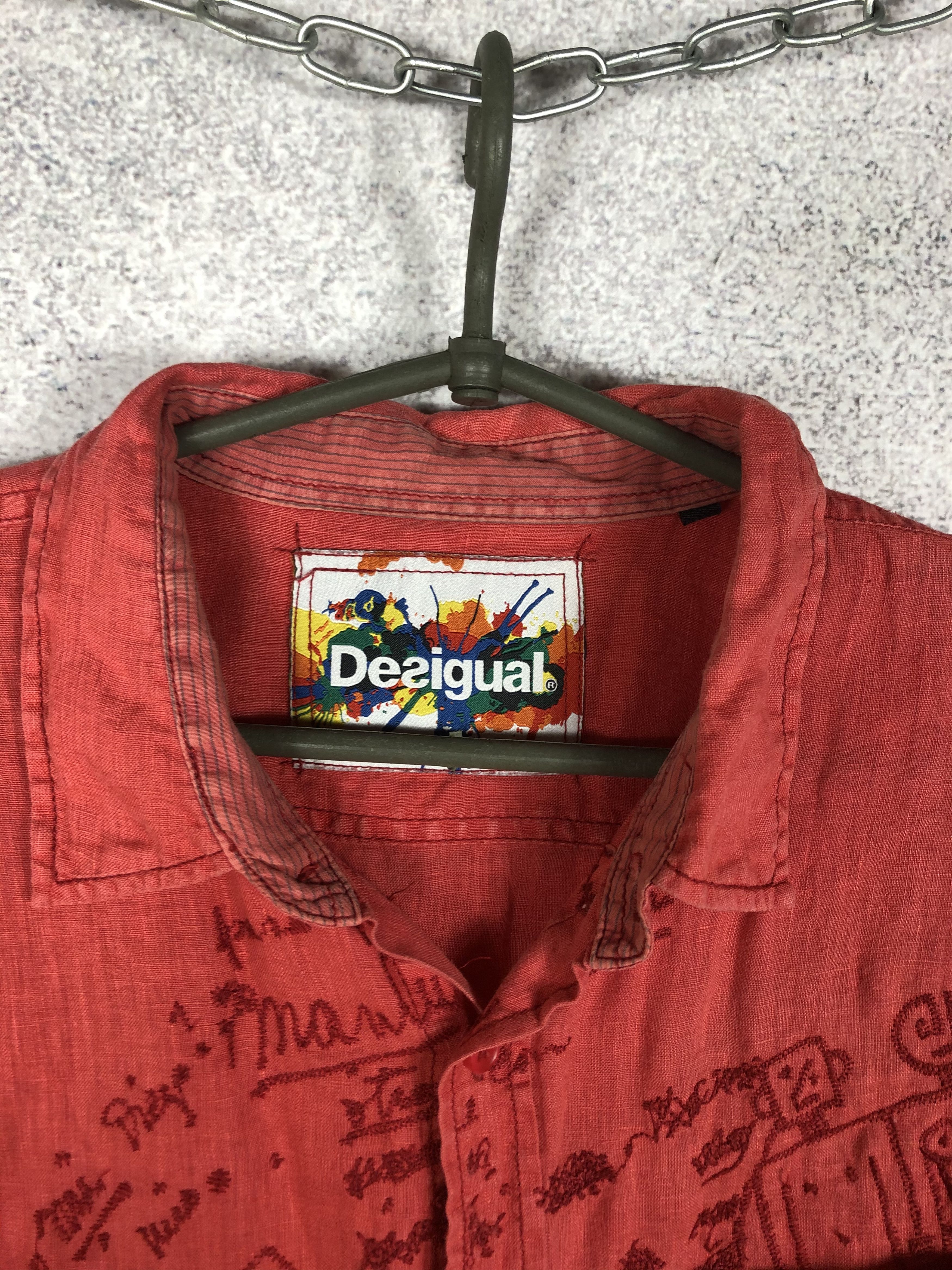 Desigual Vintage Y2K Desigual Crazy Sex Shirt Size US XXL / EU 58 / 5 - 5 Thumbnail