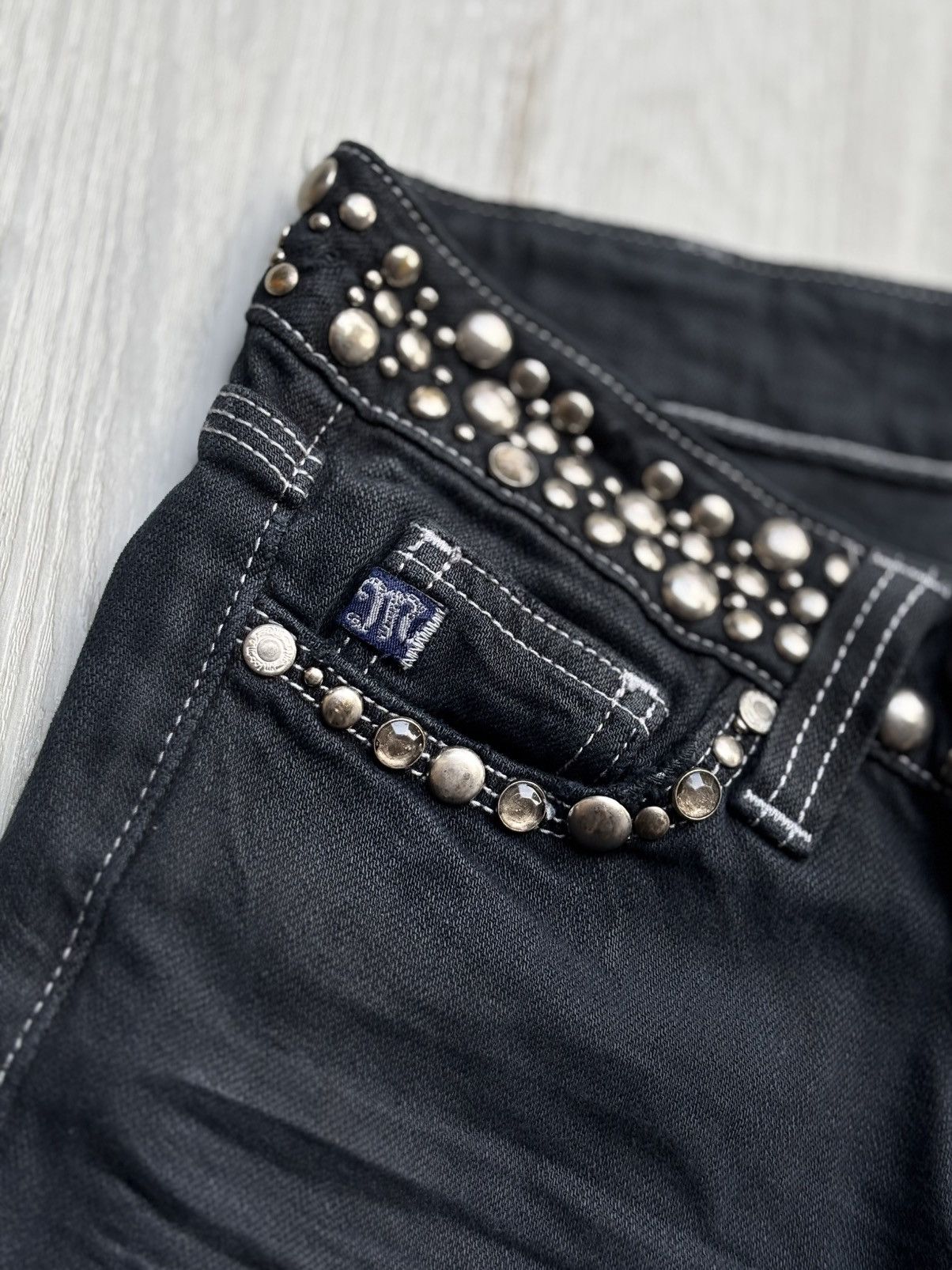 14th Addiction MISSME laceup flare jeans Size US 26 / EU 42 - 3 Thumbnail