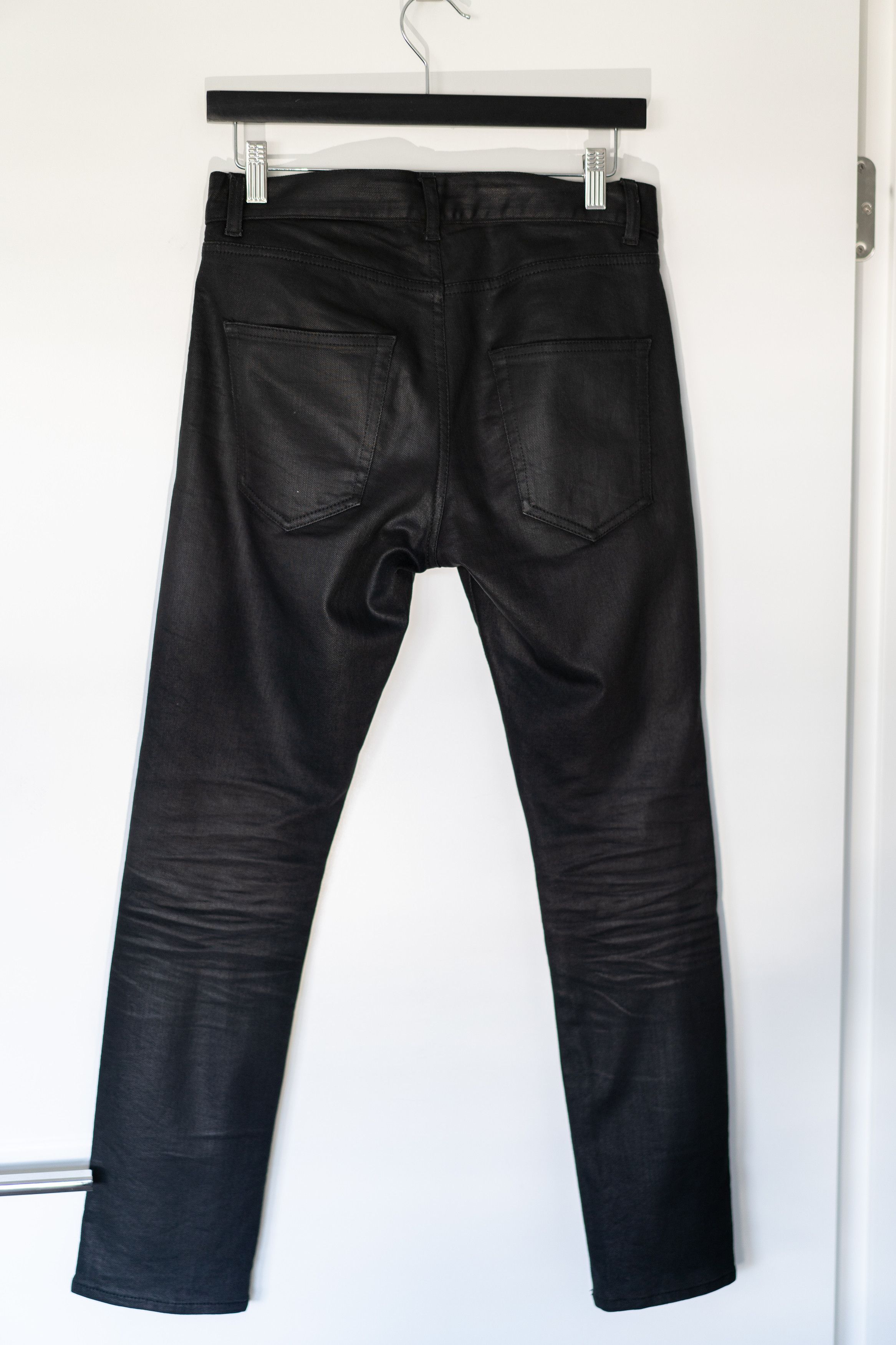 Saint Laurent Paris D02 Waxed Skinny Jeans Size US 29 - 6 Thumbnail