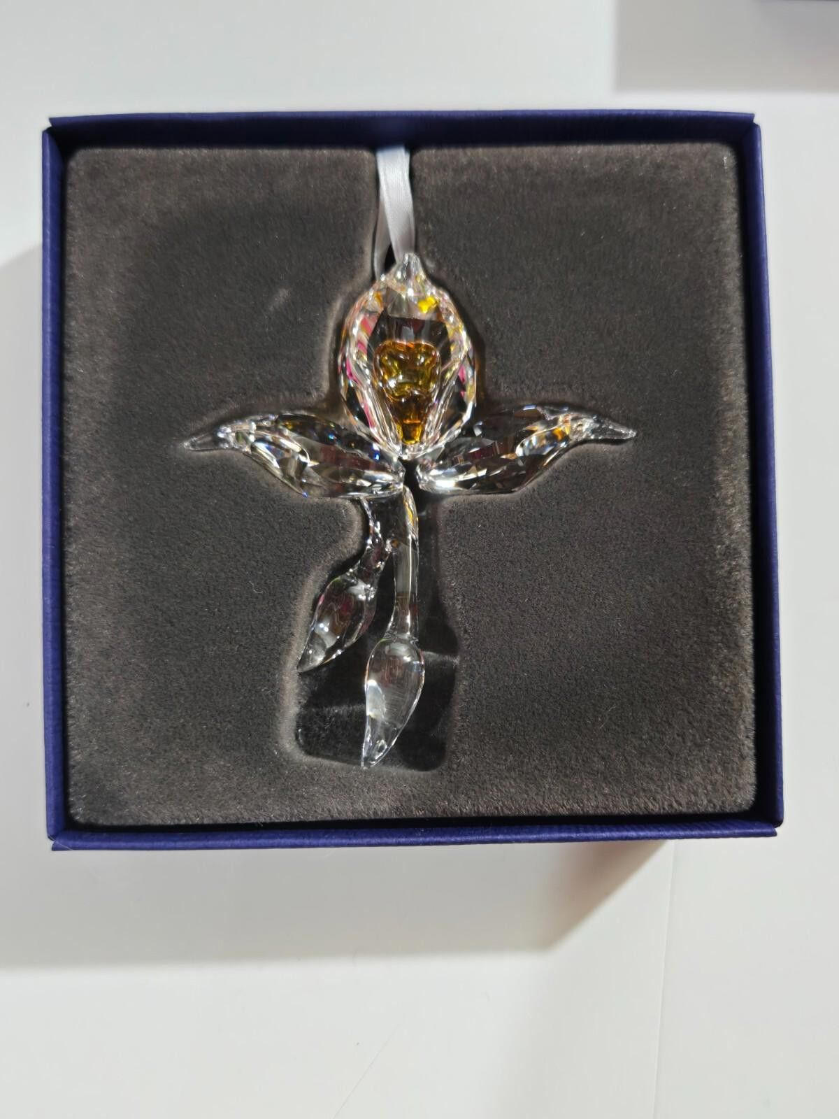 Swarovski SWAROVSKI Crystal African Orchid Ornament Exclusive 2018 Size ONE SIZE - 3 Thumbnail