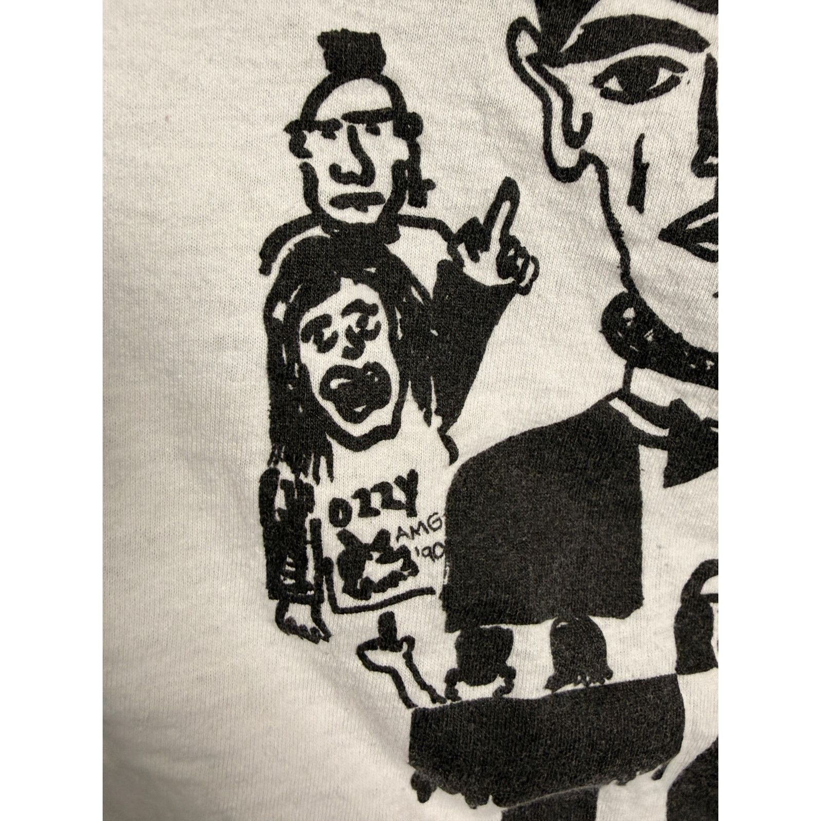 Hanes Vtg 90s 1990 NKOTB New Kids No Kids on the Block Hate Band T Size US L / EU 52-54 / 3 - 9 Thumbnail