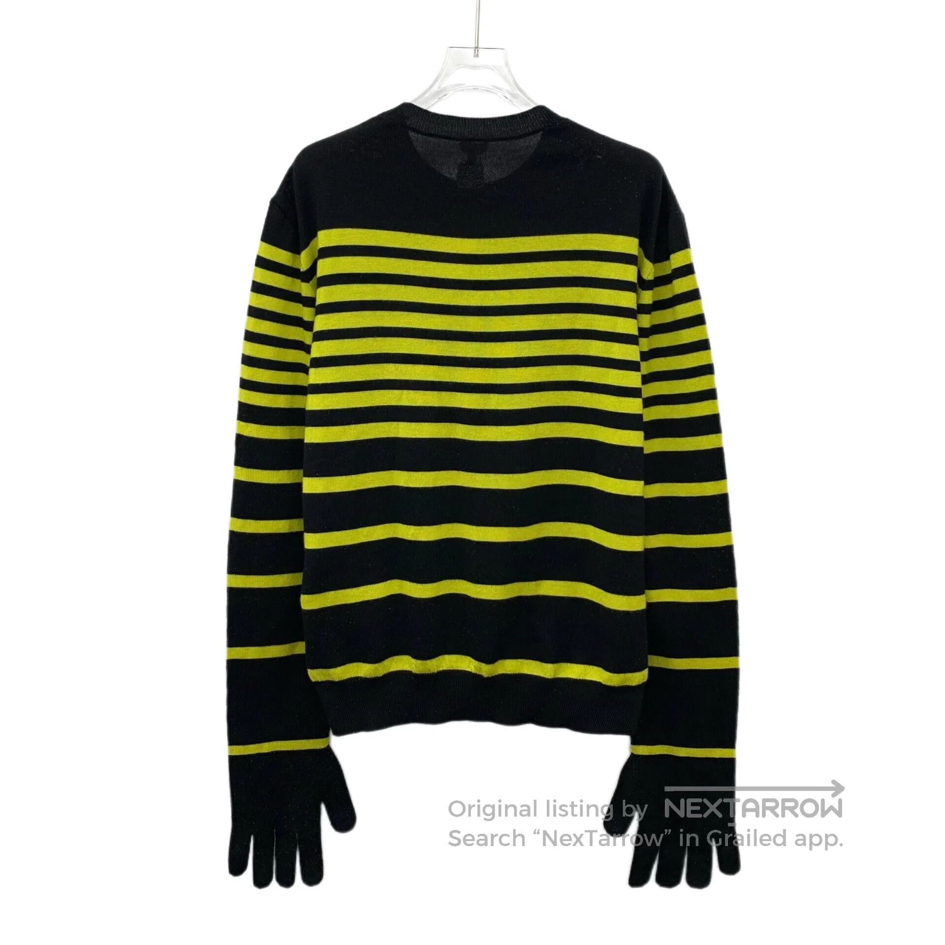 Loewe Loewe Multicolor Stripe Knit Wool Round Neck Long Sleeve S Size L / US 10 / IT 46 - 2 Thumbnail