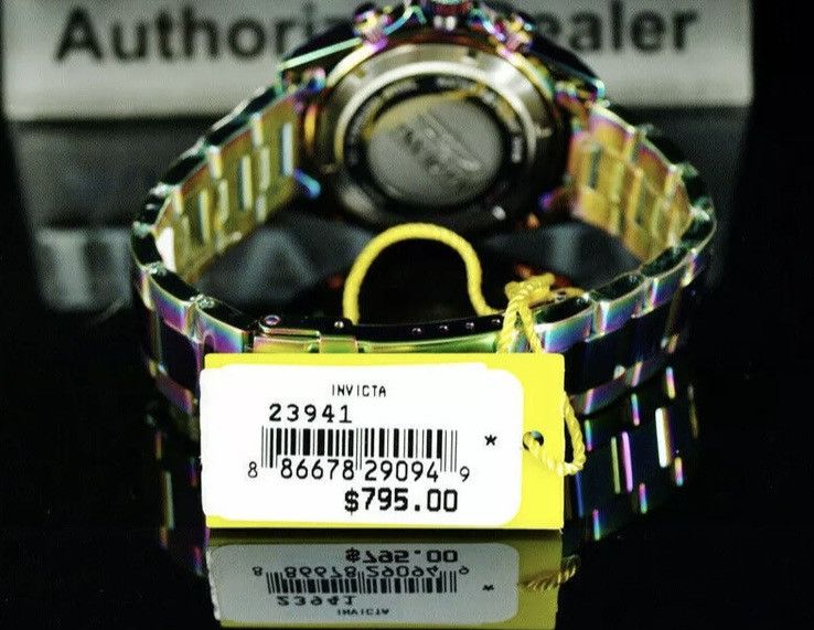 Invicta Invicta Speedway Dragster 40mm Chrono Iridescent Watch Size ONE SIZE - 3 Thumbnail