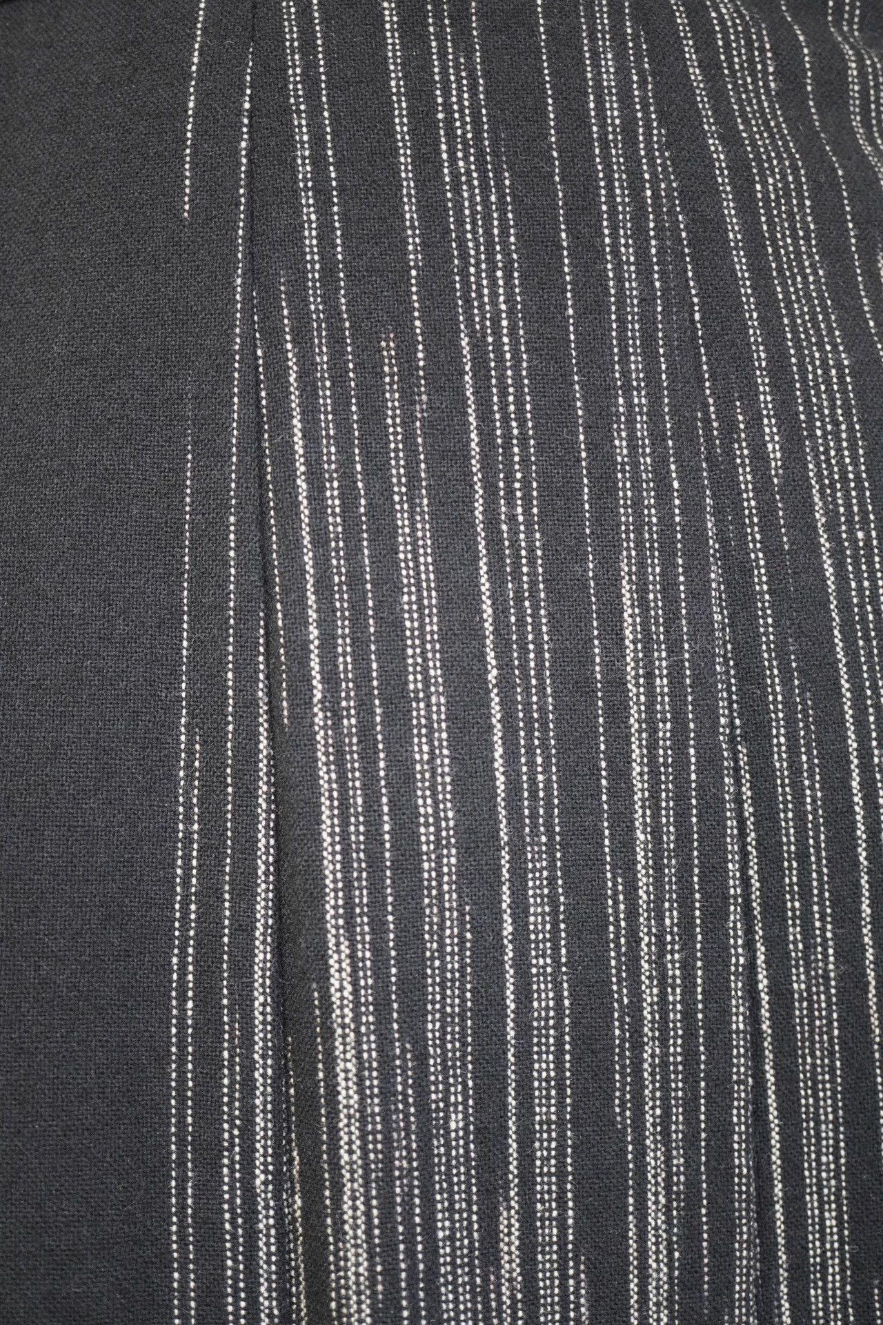 Comme des Garcons CDG 1980s White Embroidered Topstitch Pleated Wool Skirt XS Size 25" / US 0 / IT 36 - 7 Thumbnail