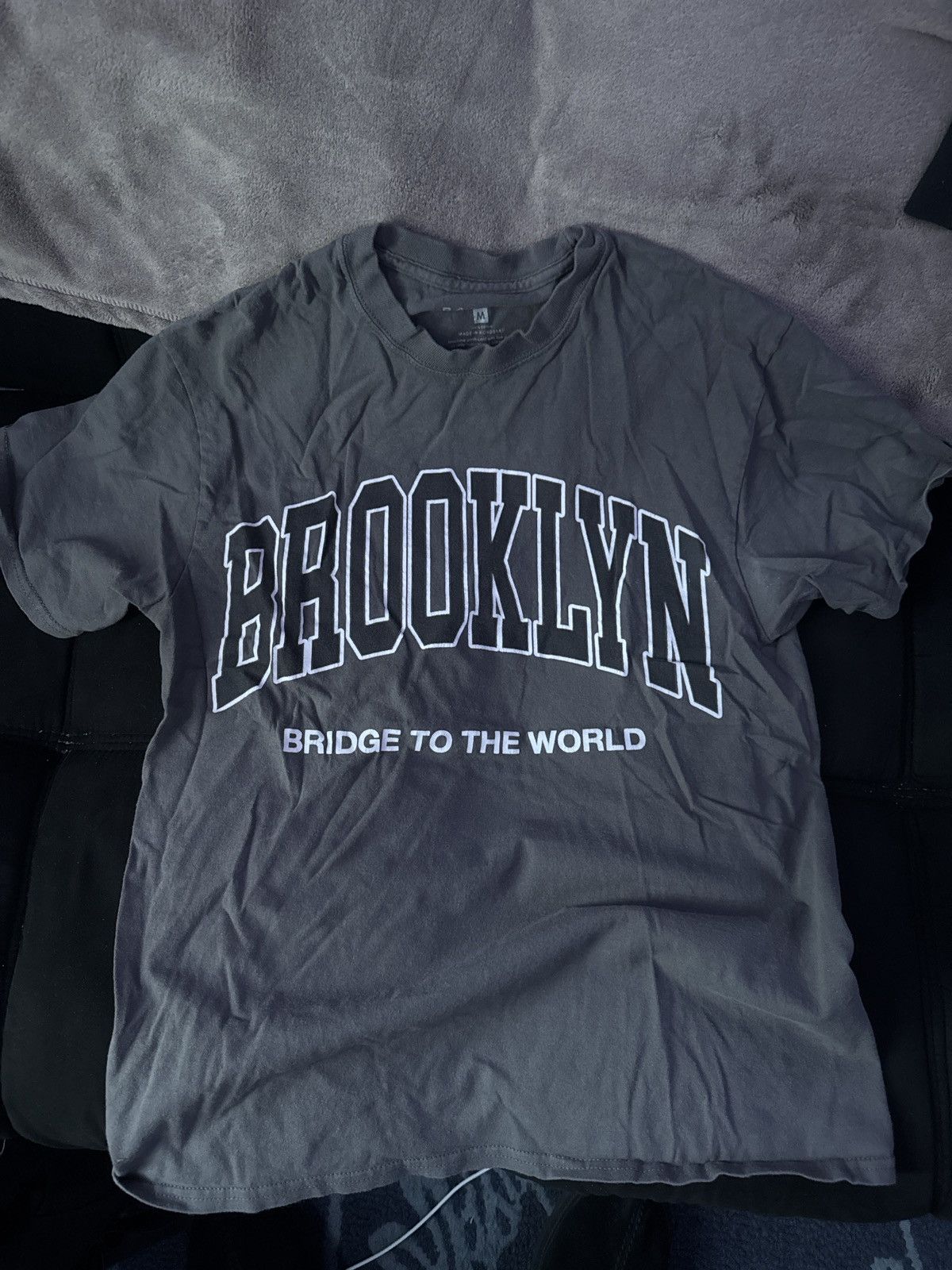 Pacsun Gray “BROOKLYN” Pacsun T-Shirt Size US M / EU 48-50 / 2 - 2 Thumbnail