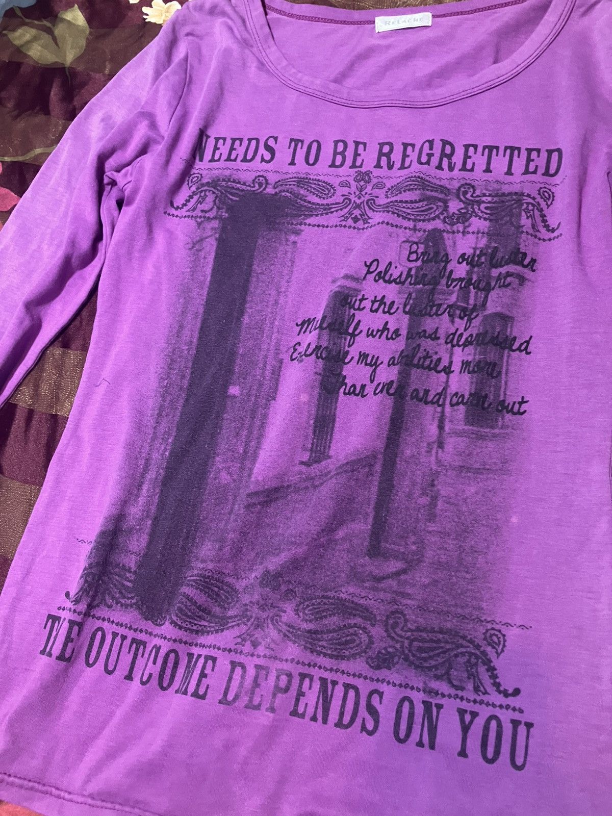 Japanese Brand RELACHE Archival “Neo-Vintage” y2K Grunge Size S / US 4 / IT 40 - 3 Thumbnail