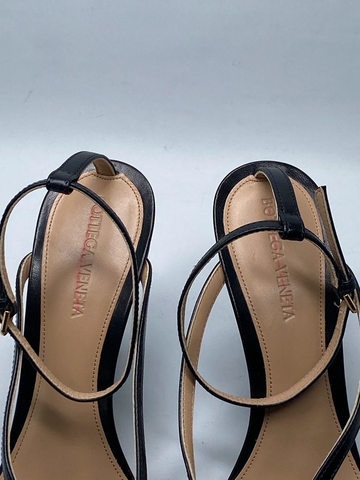 Bottega Veneta Bottega Veneta Stretch Strappy Wedge Sandals size 38.5 Size US 8.5 / IT 38.5 - 11 Thumbnail