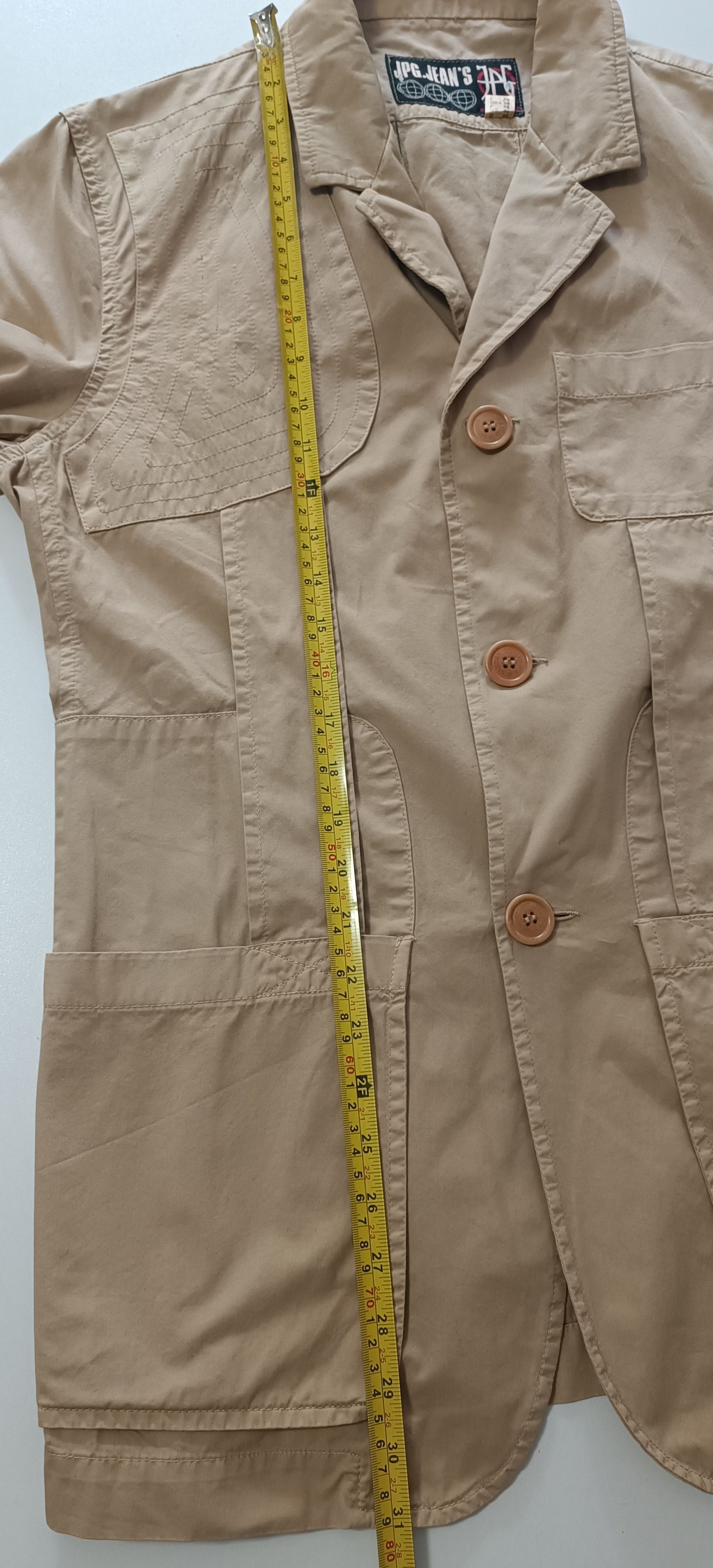 Jean Paul Gaultier SS2003 - Parachute light beige jacket Size US M / EU 48-50 / 2 - 21 Thumbnail