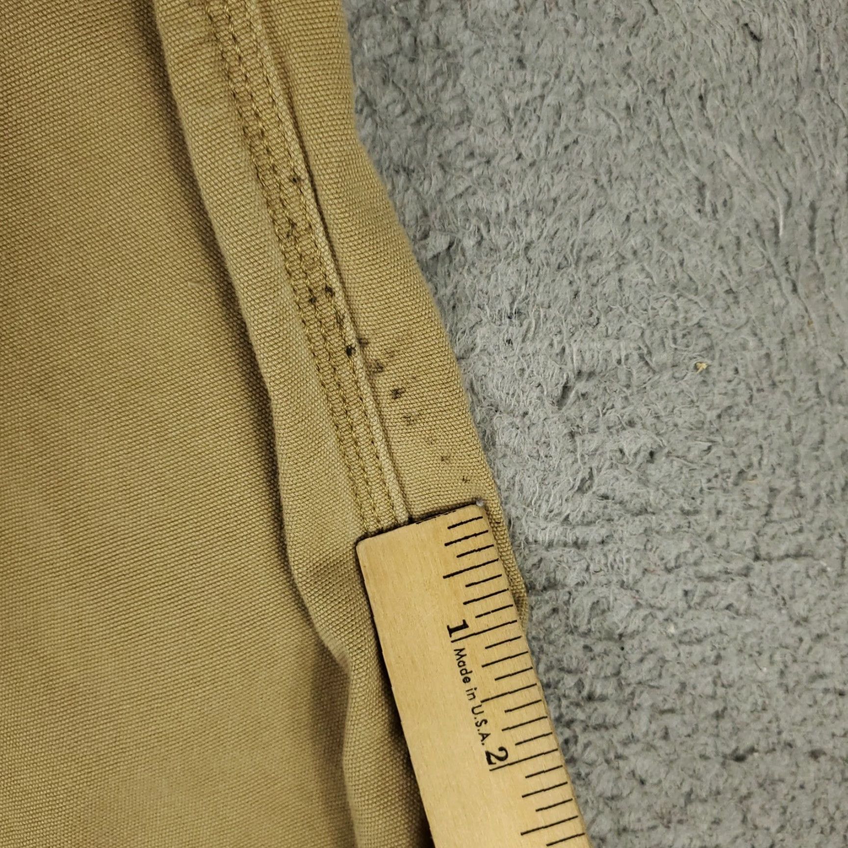 Carhartt Carhartt Pants Men 44x30 Beige Relaxed Fit Work Trousers Carpenter Straight Pockets 30 In Inseam Denim/Canvas Cotton Regular Mens Size US 44 / EU 60 - 3 Thumbnail