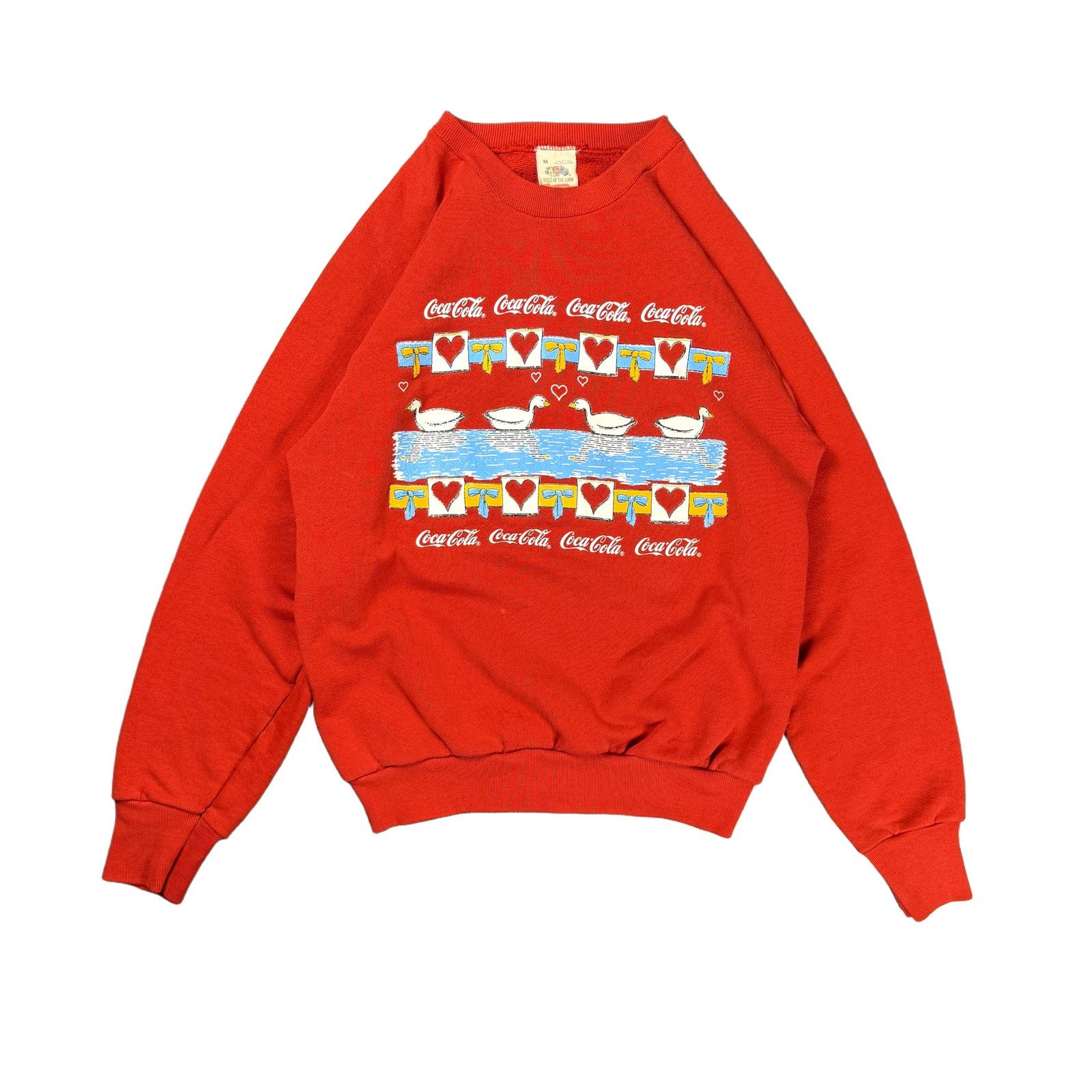 Fruit Of The Loom Fruit of the Loom Coca-Cola Red Graphic Sweatshirt M Size US M / EU 48-50 / 2 - 1 Thumbnail