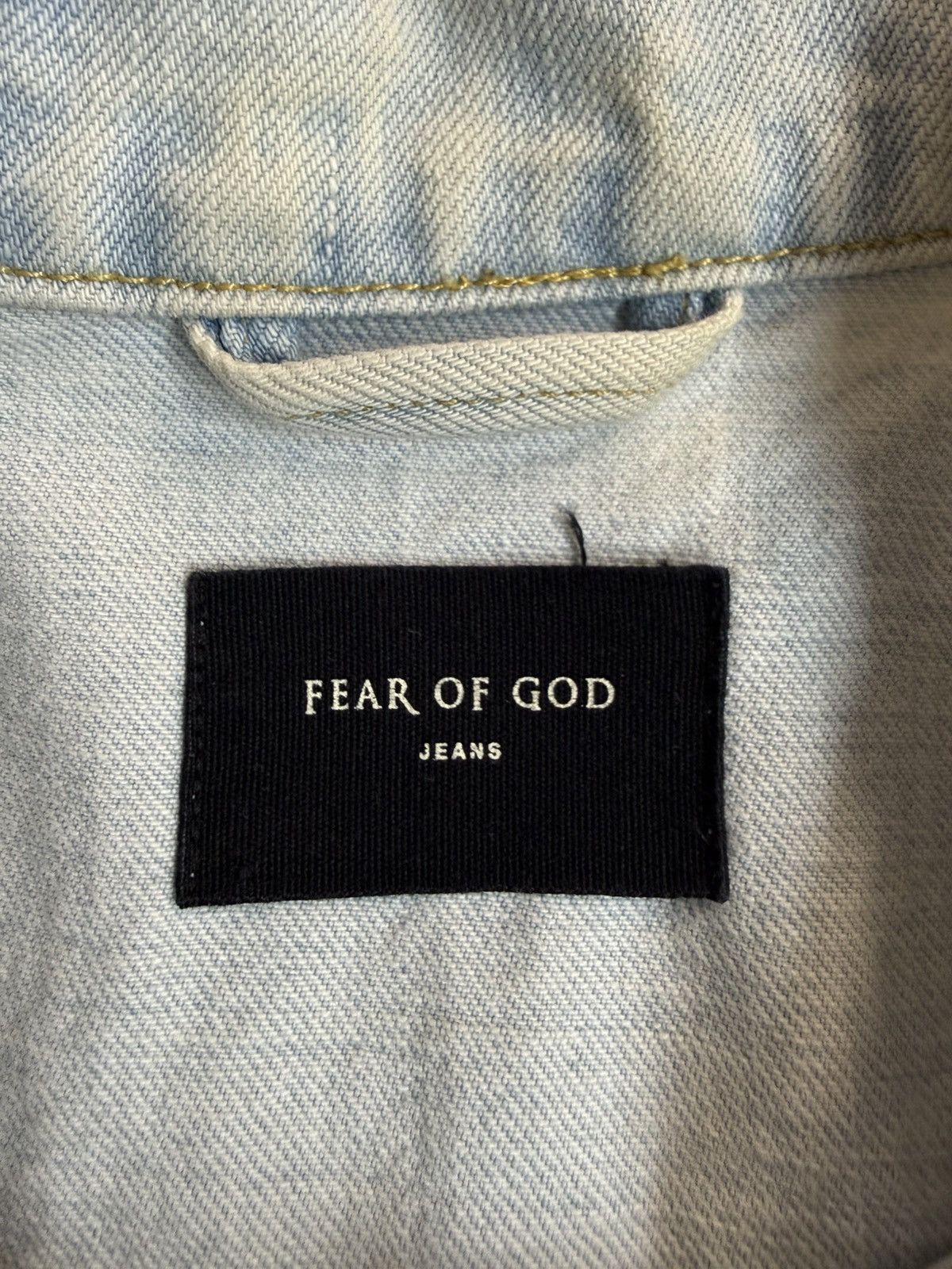 Fear of God Fear of God Eternal Collection Denim Jacket-Lt. Vintage Wash Size US XL / EU 56 / 4 - 8 Thumbnail