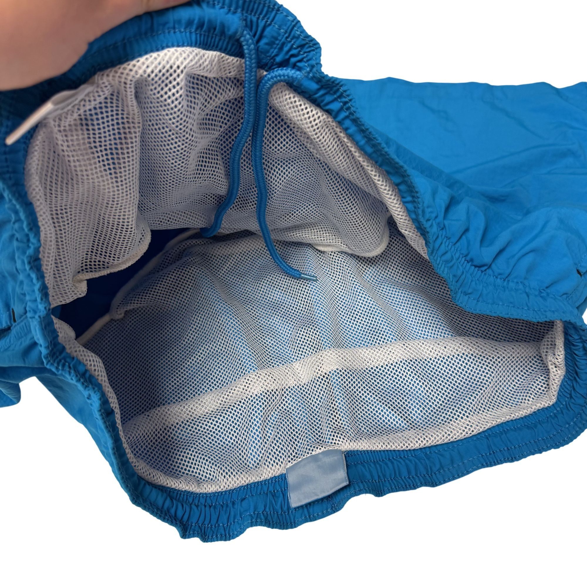 Other Surf Style AQUA Blue Nylon Swim Trunks SURFER BEACH Shorts Size US 36 / EU 52 - 5 Thumbnail