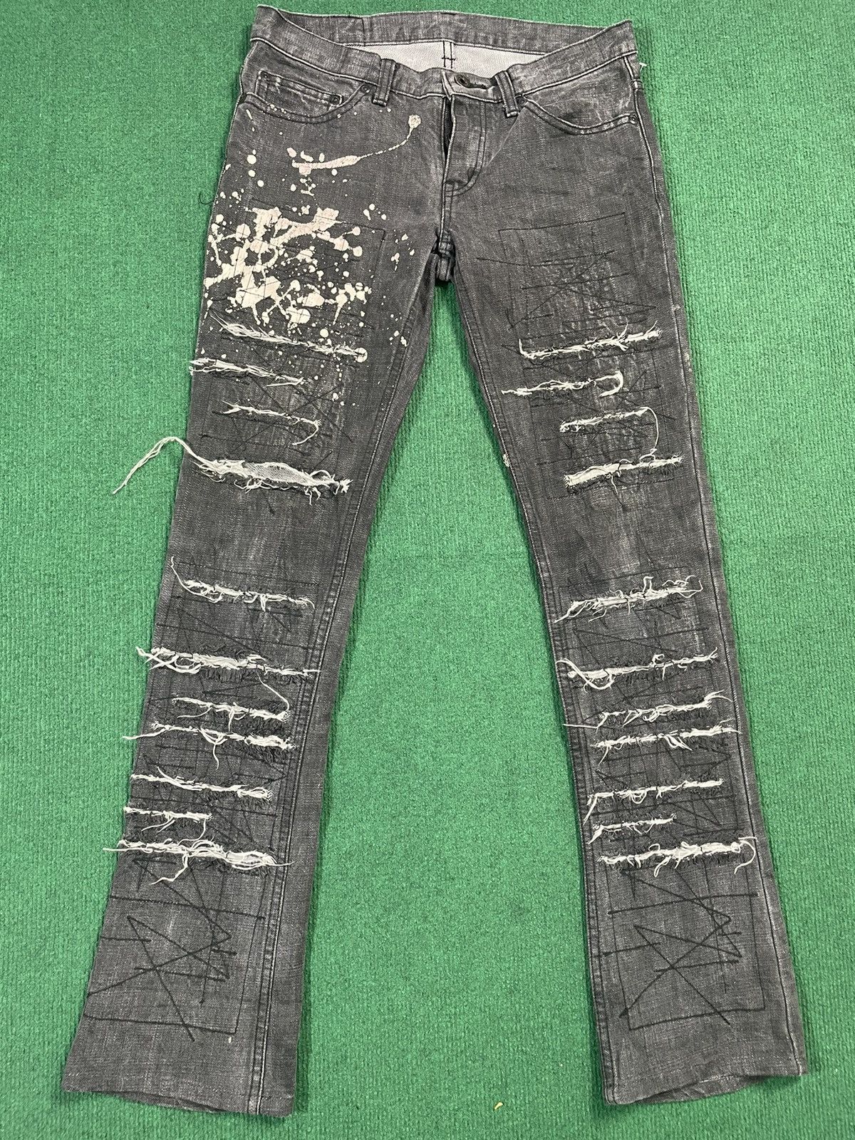 Hysteric Glamour Vintage Hysteric Glamour Ripped Jeans Size US 30 / EU 46 - 3 Thumbnail