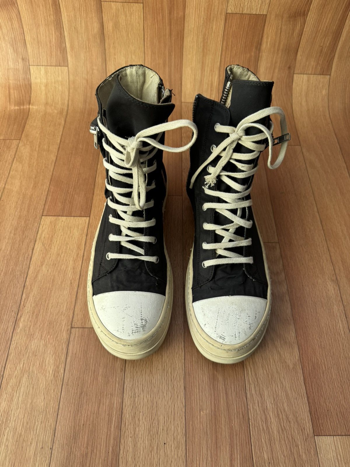 Rick Owens Drkshdw Rick owen Drkshdw Ramones Cargo sneakers Size US 9 / EU 42 - 2 Thumbnail