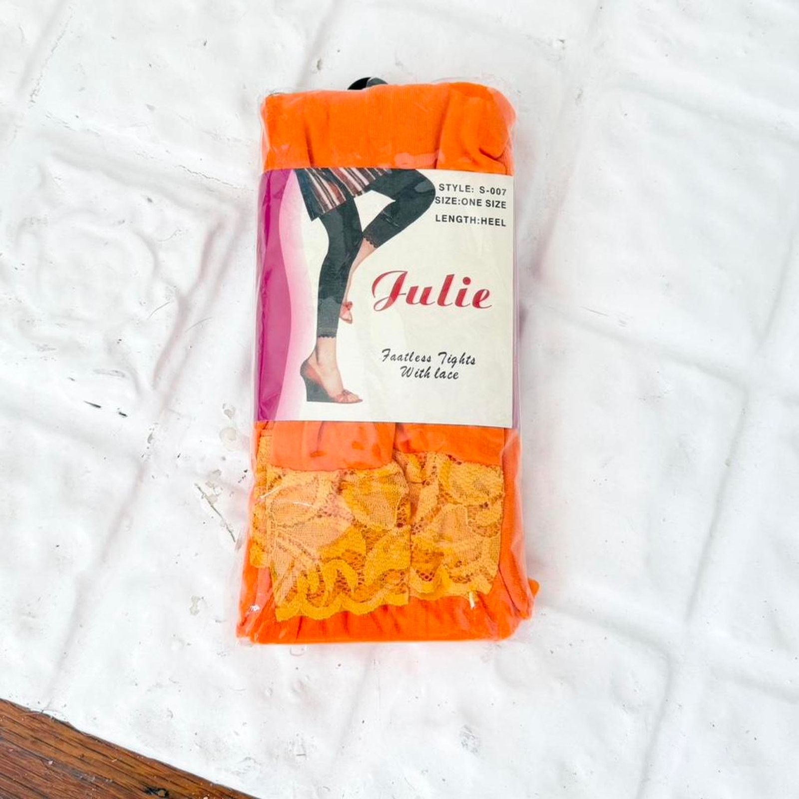 Vintage Y2k orange lace capri leggings Size 30" / US 8 / IT 44 - 1 Thumbnail