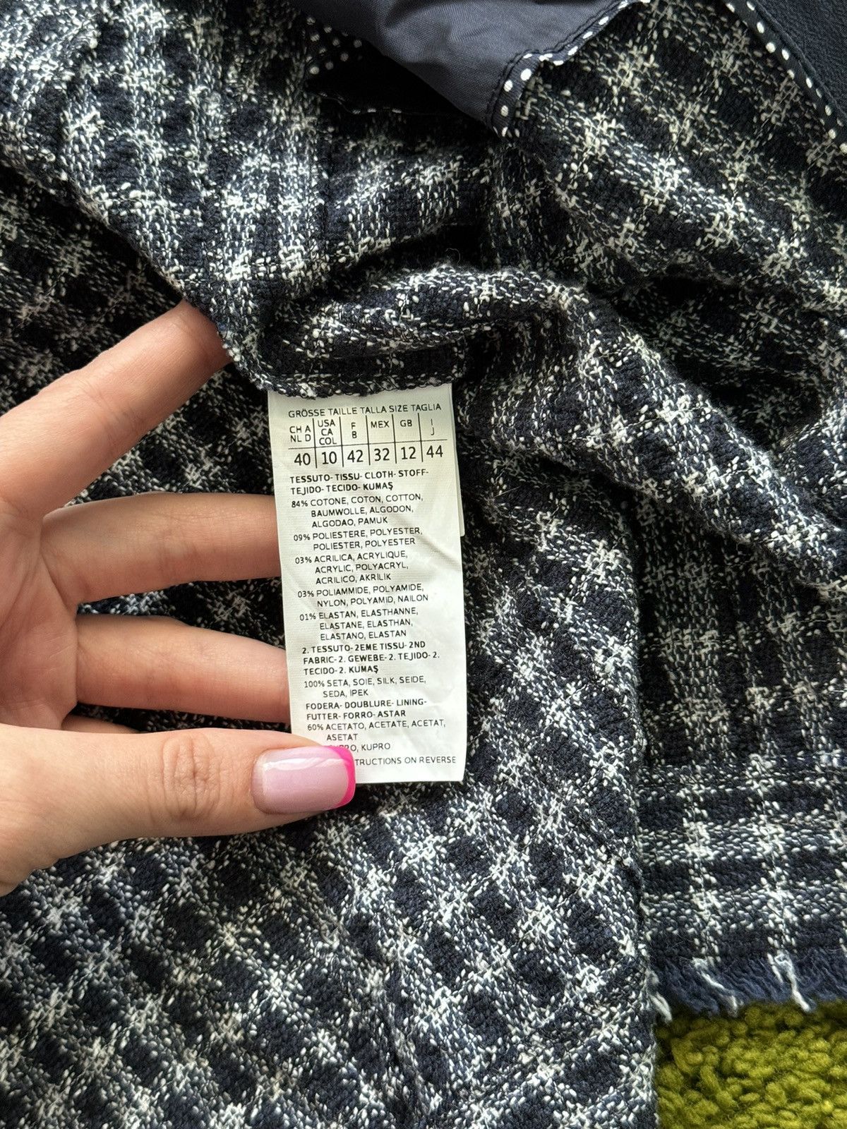 Designer × Max Mara × Weekend Max Mara Max Mara Weekend tweed blazer jacket Size L / US 10 / IT 46 - 5 Thumbnail