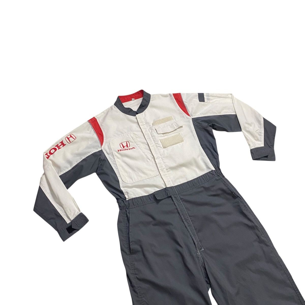Honda Vintage Honda White Coveralls Waist 33-34 Size US L / EU 52-54 / 3 - 12 Thumbnail