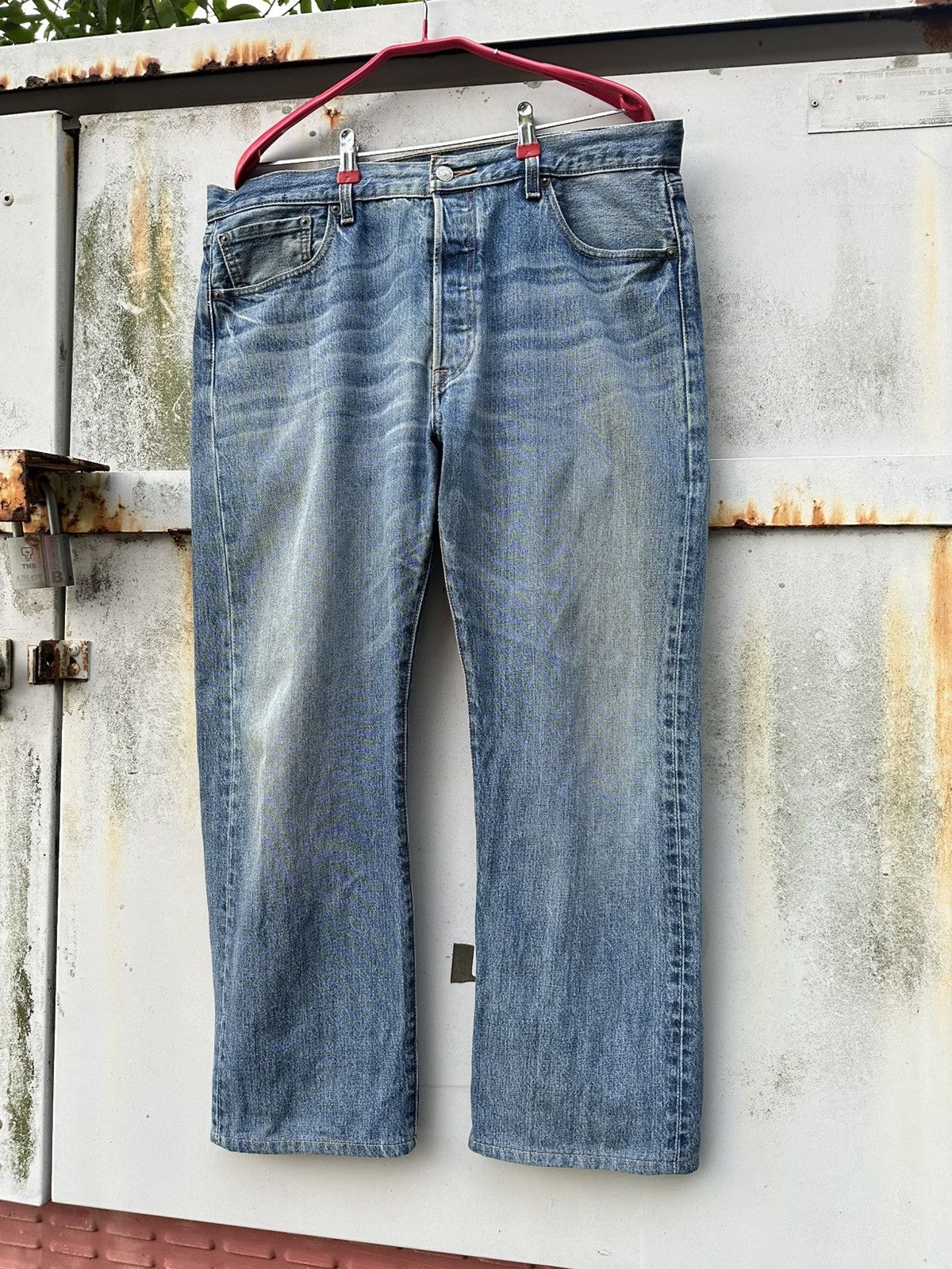 Levi's Vintage Clothing Levis 501 Baggy Blue Jeans Size US 36 / EU 52 - 5 Thumbnail