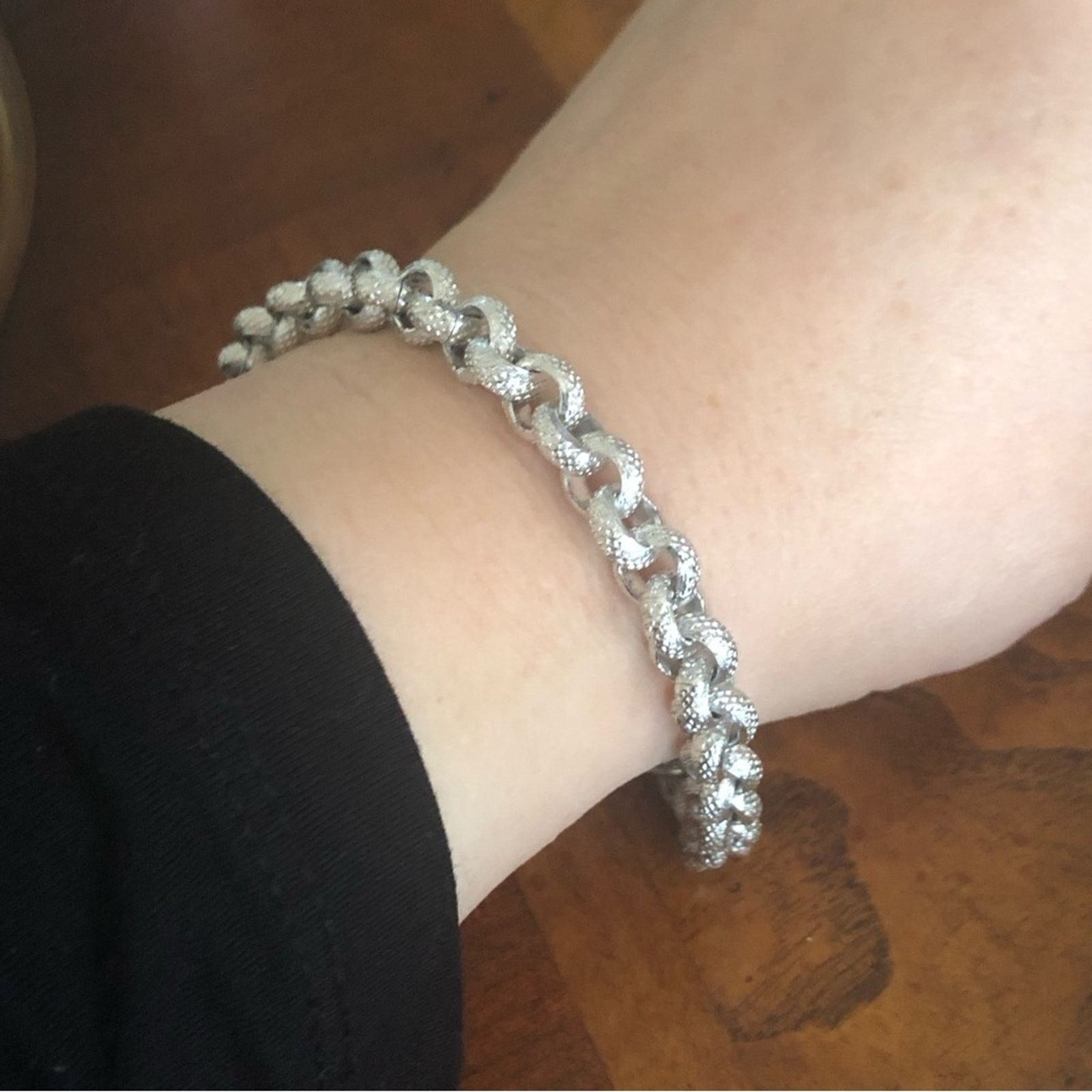 Vintage Vintage Sarah Coventry aluminum link bracelet Size ONE SIZE - 2 Thumbnail