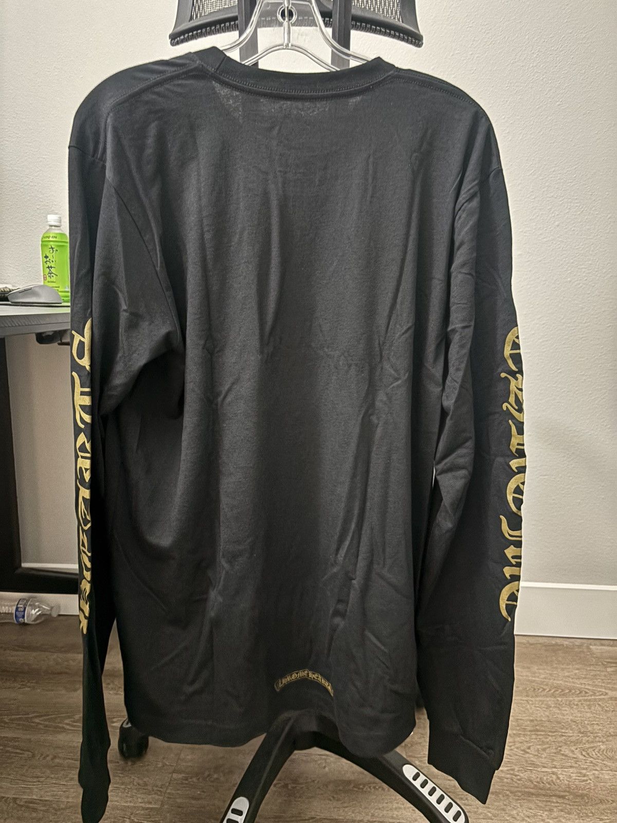 Chrome Hearts Black olive/army green neck logo long sleeve Size US L / EU 52-54 / 3 - 8 Thumbnail