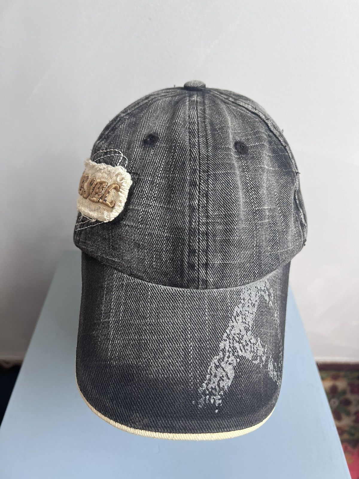 Diesel × Vintage Diesel Avantgarde Japanese Style Unisex Hat/Cap Rhinestones Size ONE SIZE - 6 Thumbnail