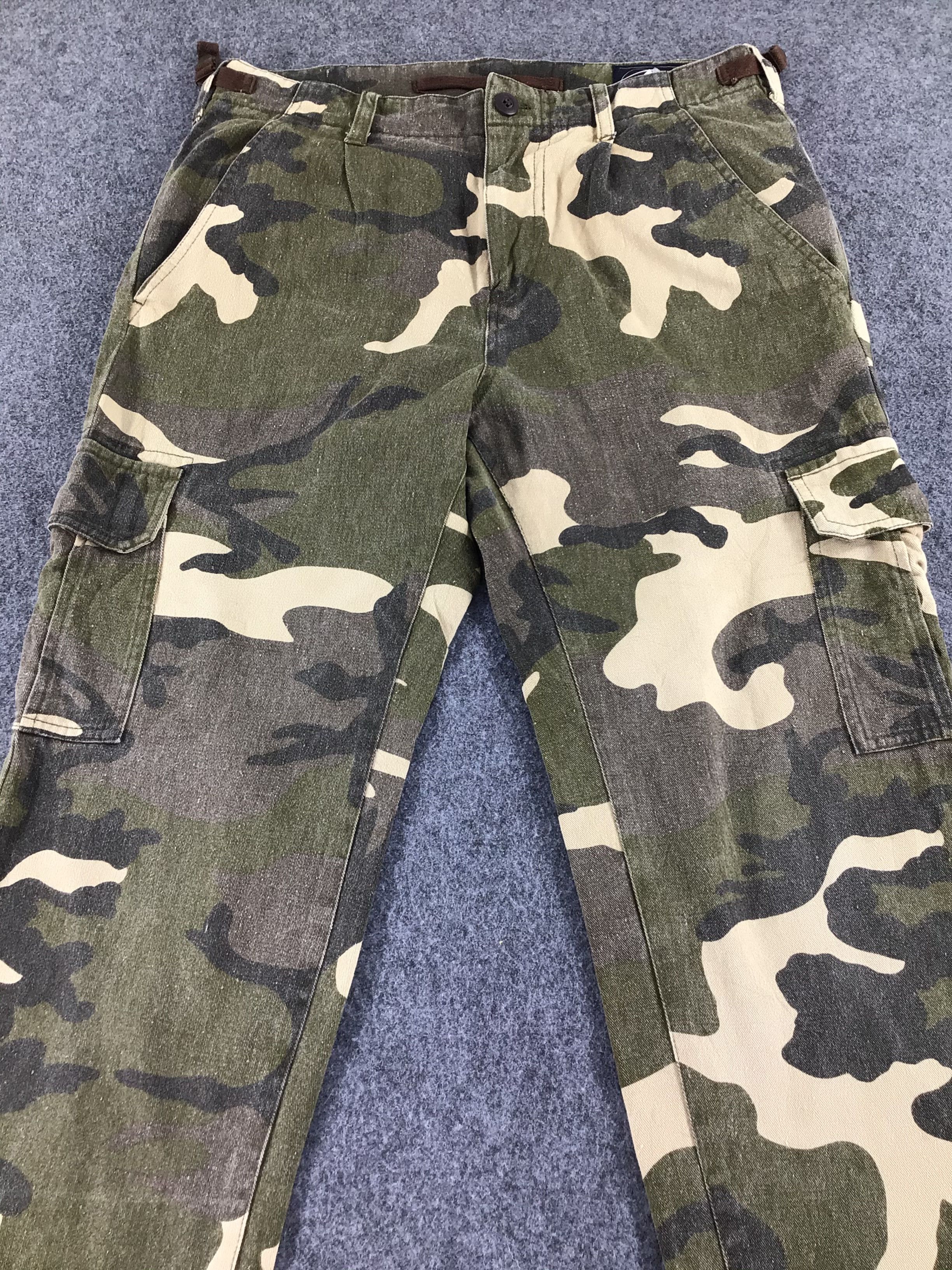 Japanese Brand My Fav Camo Japanase Cargo Pant-J235 Size US 31 - 3 Thumbnail