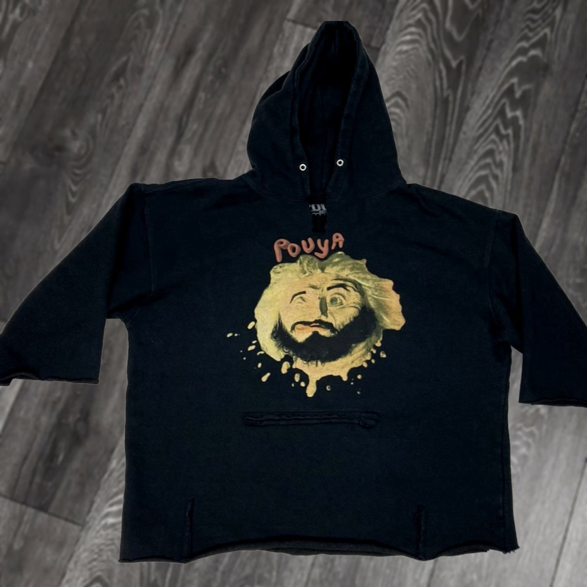 Vintage Vintage 50s 60s Black Flock Print Sweatshirt XL | Grailed
