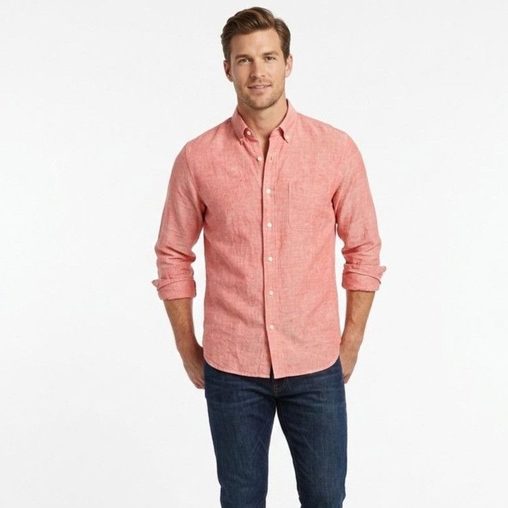 Duck Head Duck Head Wallace Men Red Button Down Collar Shirt Size XS Size US XS / EU 42 / 0 - 1 Thumbnail