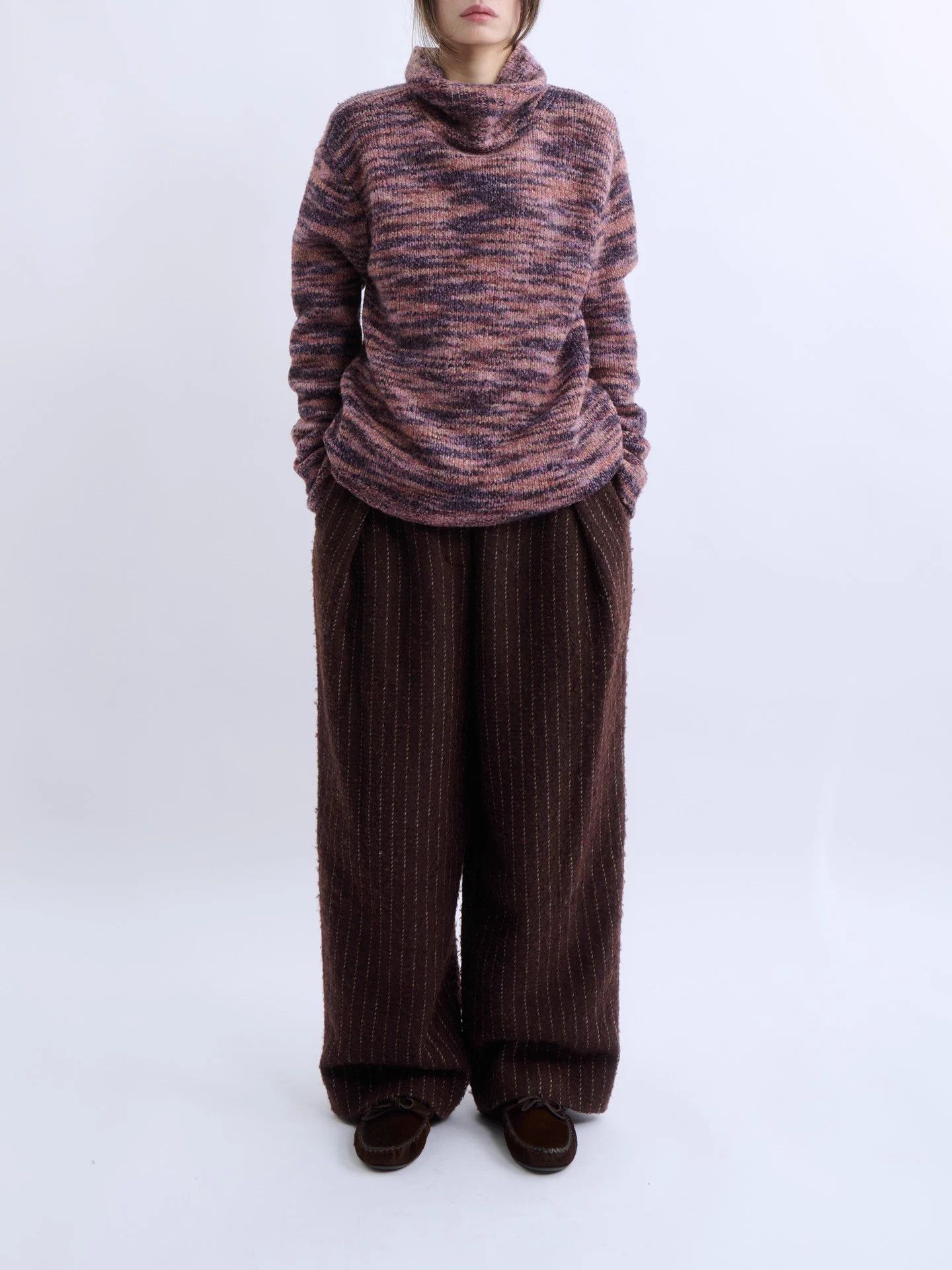 Sies Marjan Sies Marjan multicolor wool silk high neck knit sweater Size M / US 6-8 / IT 42-44 - 1 Thumbnail