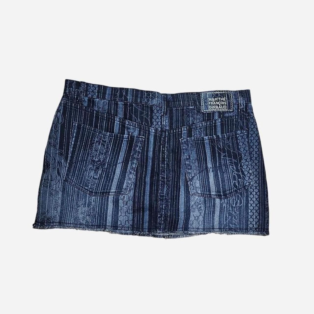 Marithe + Francois Girbaud y2k grunge mcbling marithe francois girbaud mini skirt Size 32" / US 10 / IT 46 - 2 Thumbnail