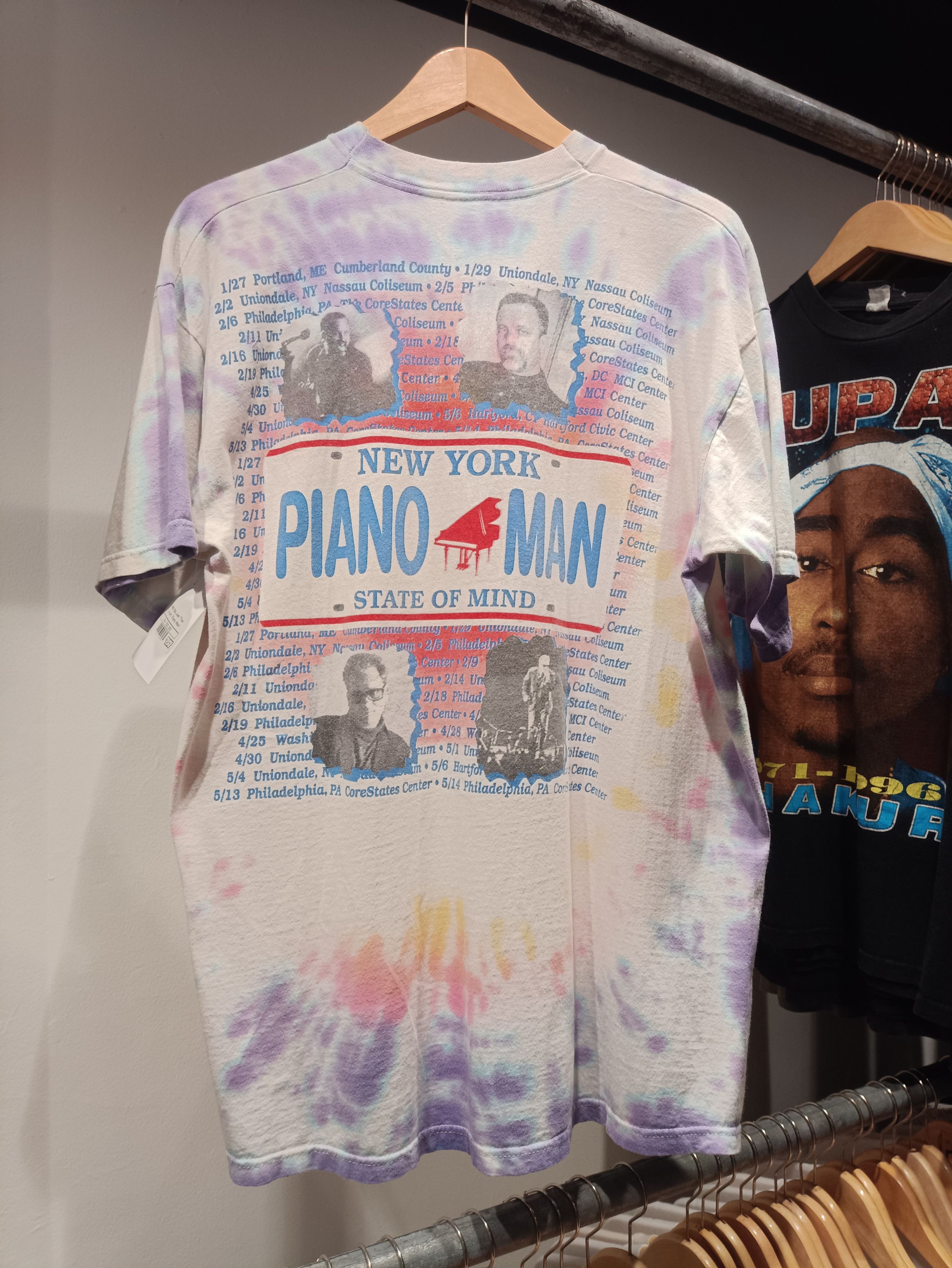 Band Tees × Vintage Billy Joel the concert piano man Size US XL / EU 56 / 4 - 4 Thumbnail