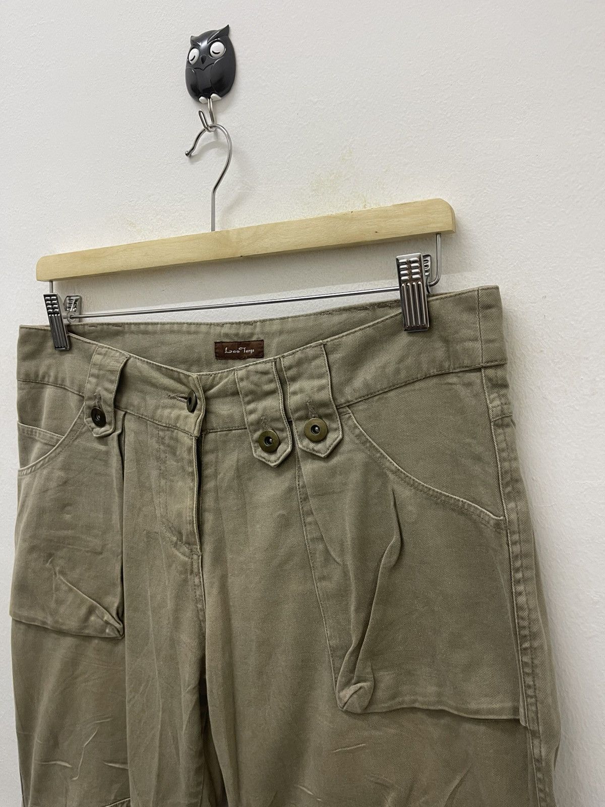 If Six Was Nine Rare Vintage LAO TARGA Flare Cargo Tactical Utility Pant Size US 32 / EU 48 - 4 Thumbnail