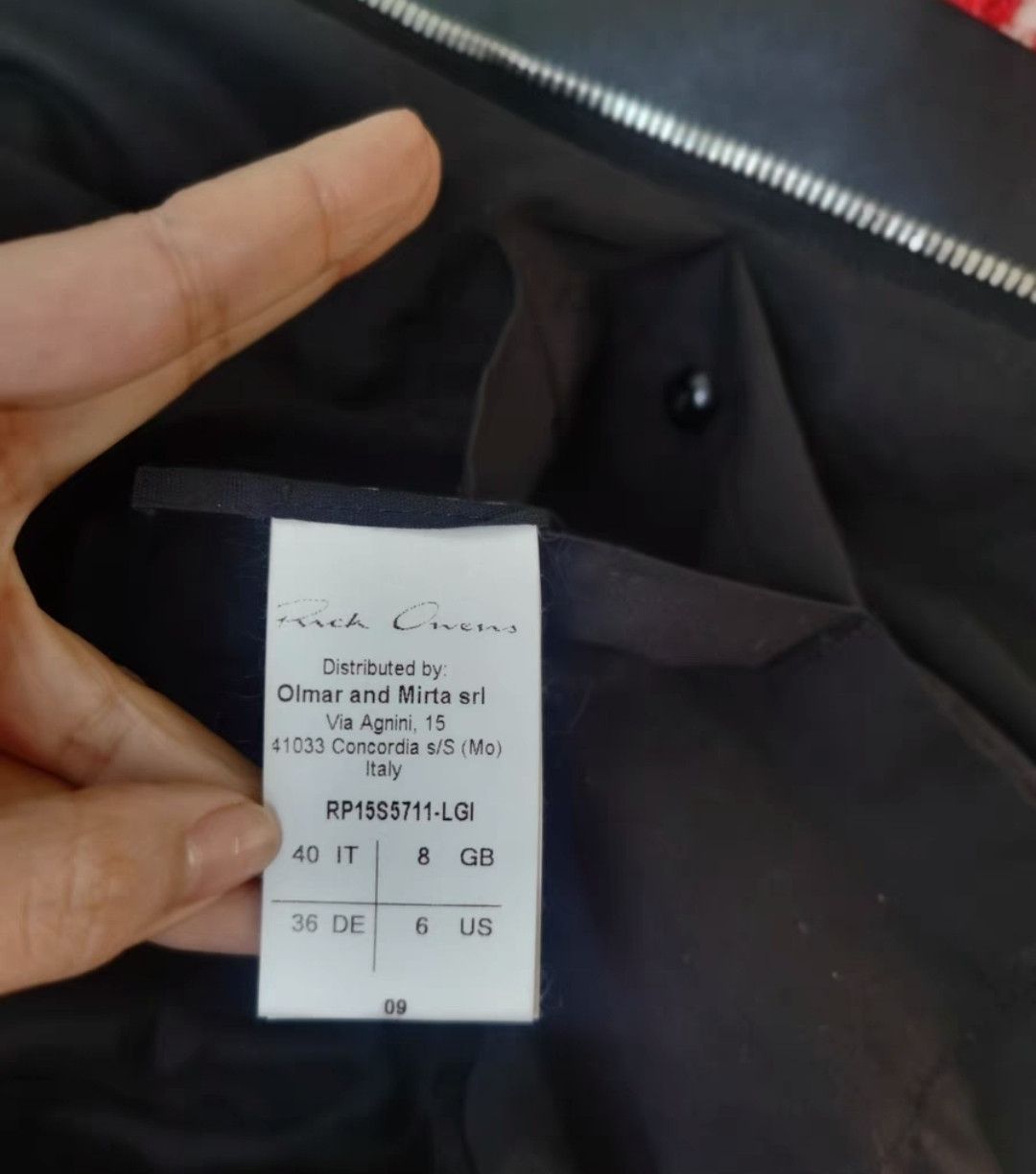 Rick Owens Rick Owens leather jacket Size US M / EU 48-50 / 2 - 6 Thumbnail