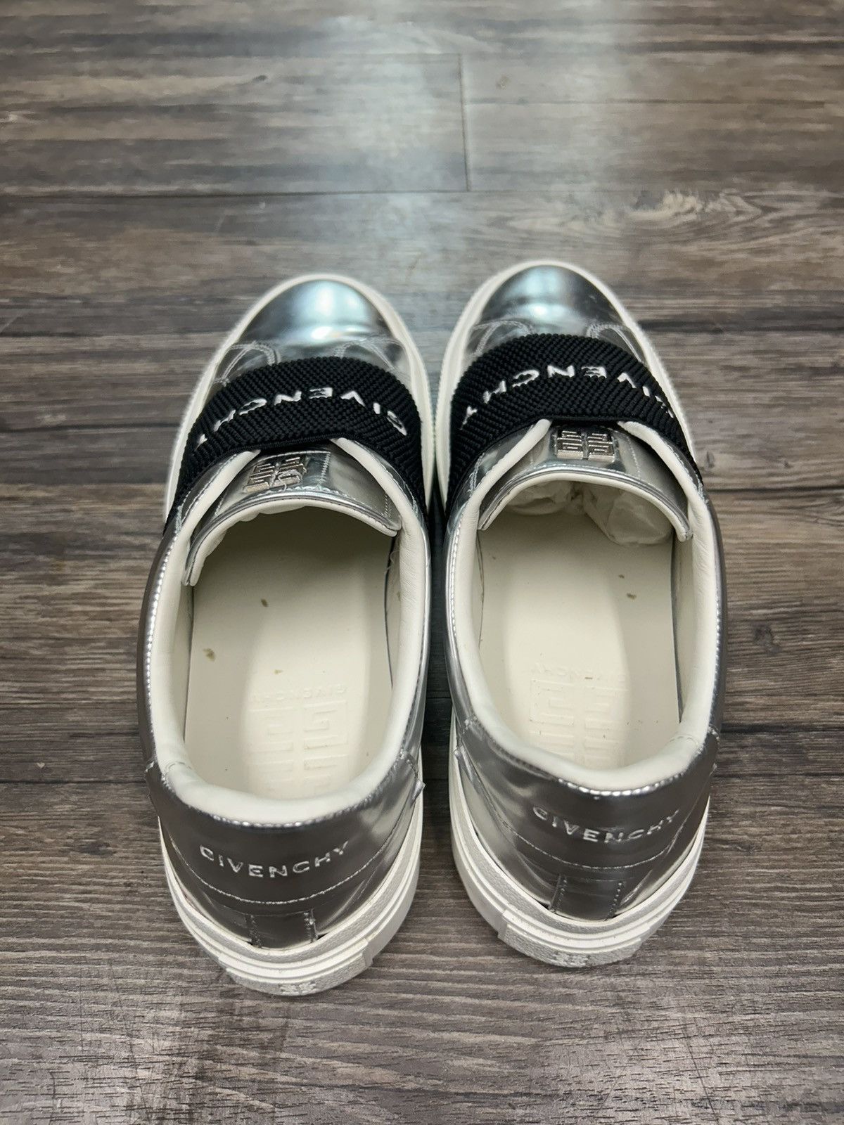 Givenchy Givenchy Silver Reflective Sneakers Size US 8 / IT 38 - 5 Thumbnail