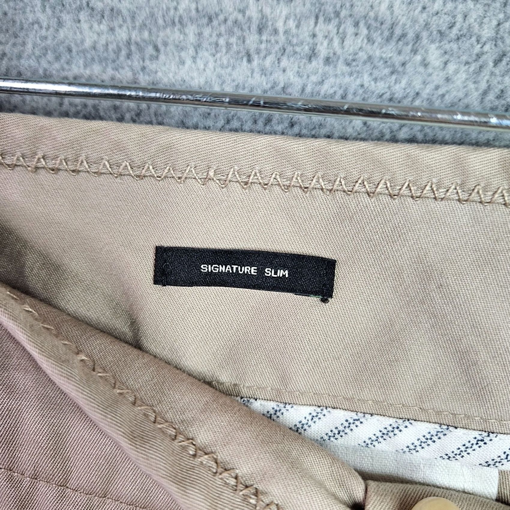 Talbots Talbots Signature Slim Women’s Straight Chino Trousers Beige Pant Size 10P Size 32" / US 10 / IT 46 - 5 Thumbnail