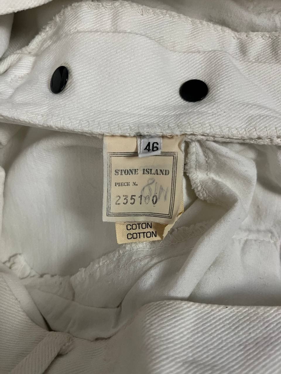 Stone Island Stone Island Denim White Vintage Size US 32 / EU 48 - 17 Thumbnail