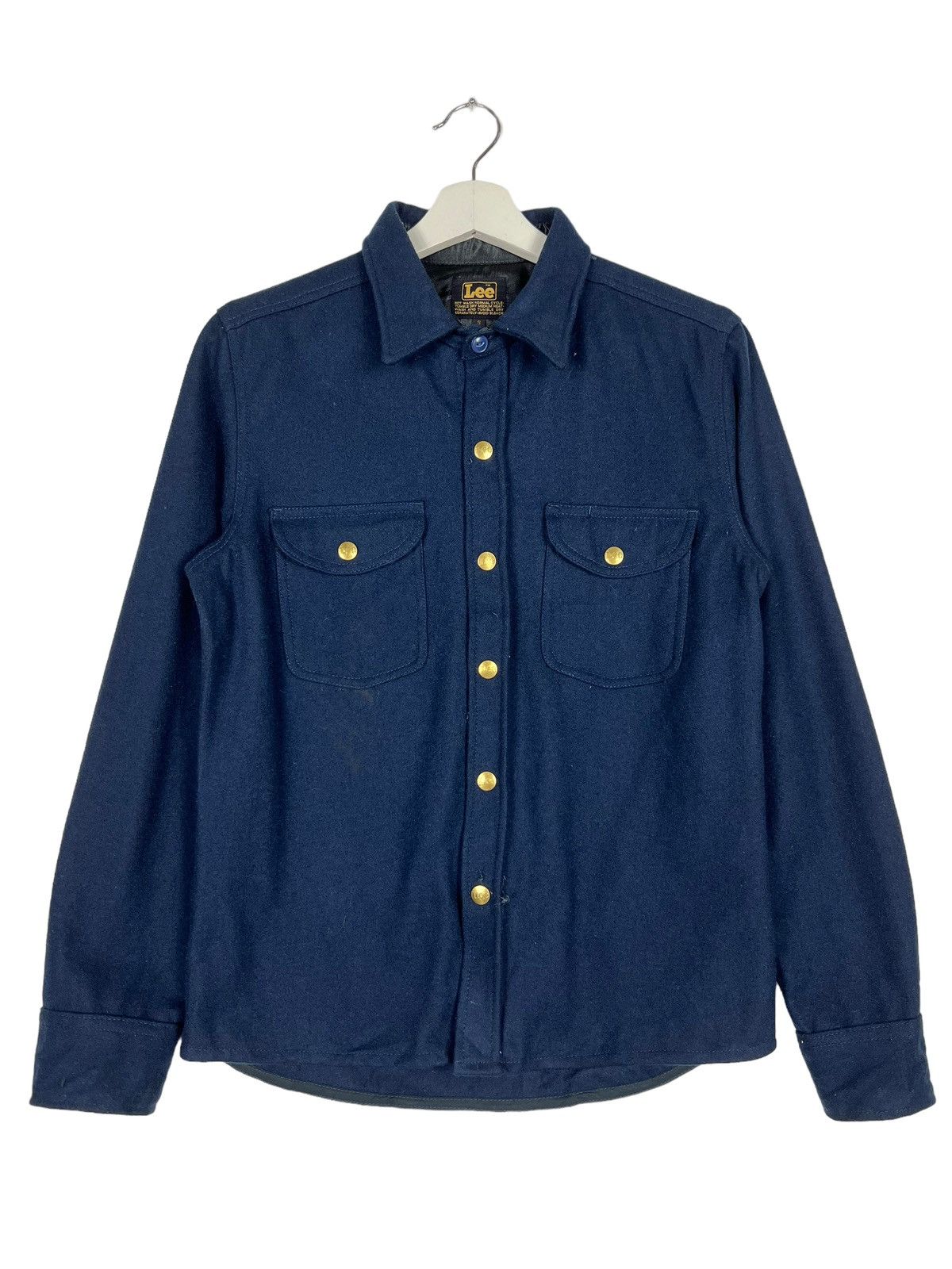 Lee 🔥 LEE WOOL SHIRT CPO JACKET Size US S / EU 44-46 / 1 - 1 Thumbnail