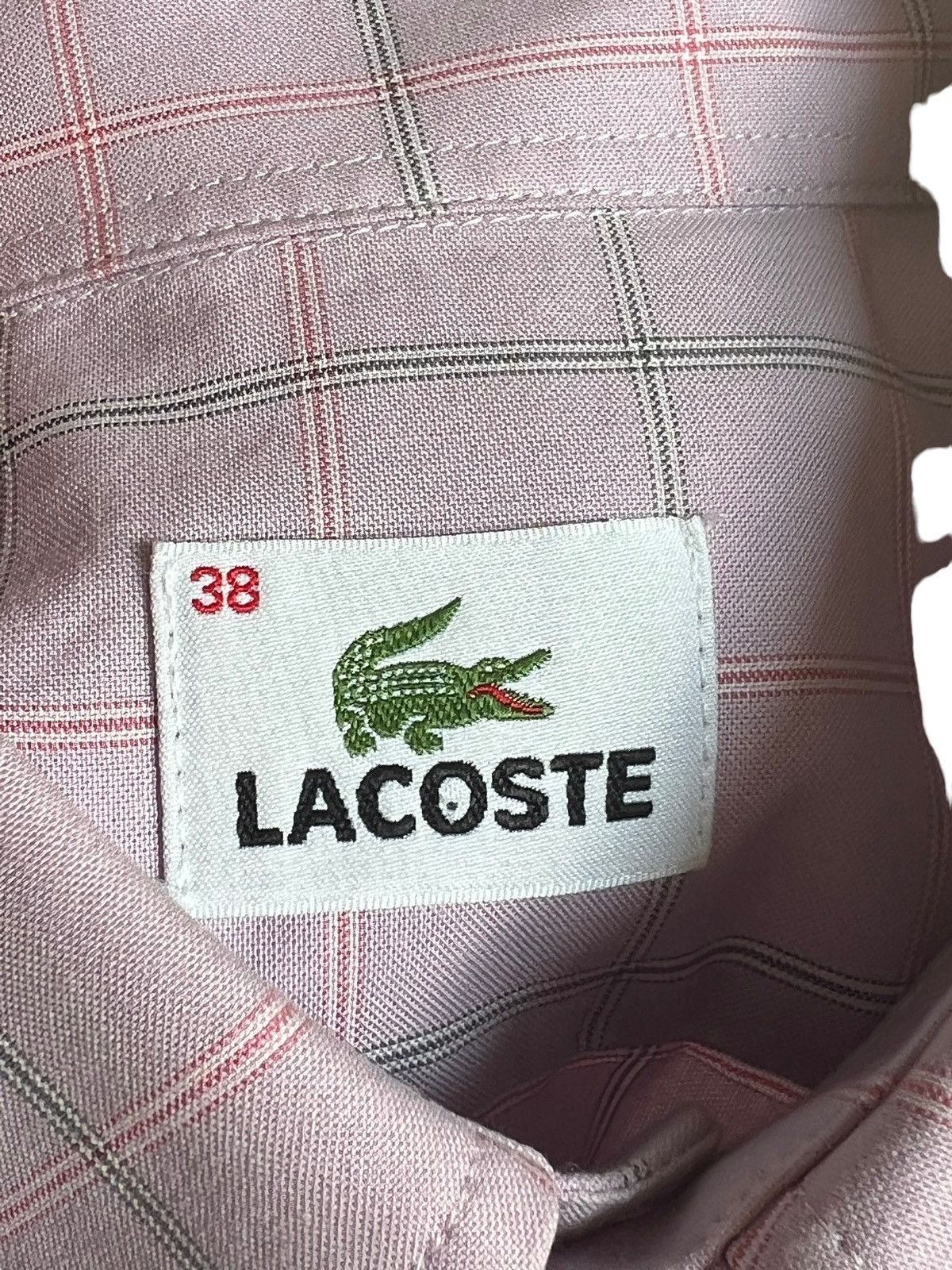 Lacoste Lacoste vintage pink button up Size US M / EU 48-50 / 2 - 6 Thumbnail