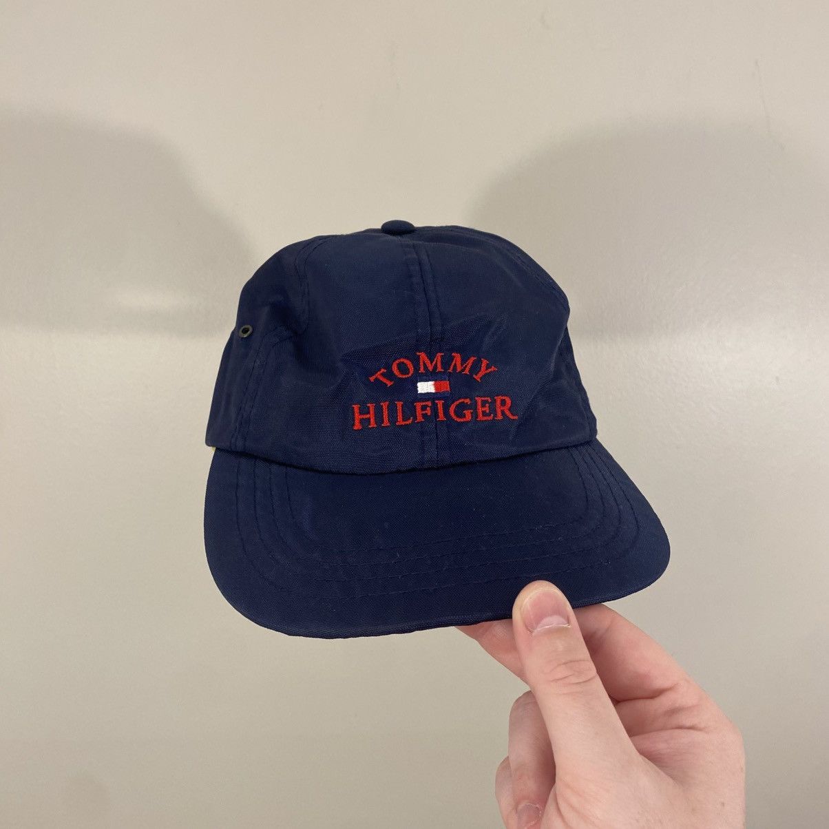 Tommy Hilfiger × Vintage Tommy Hilfiger Vintage Nylon Arch Logo Hat Size ONE SIZE - 1 Thumbnail