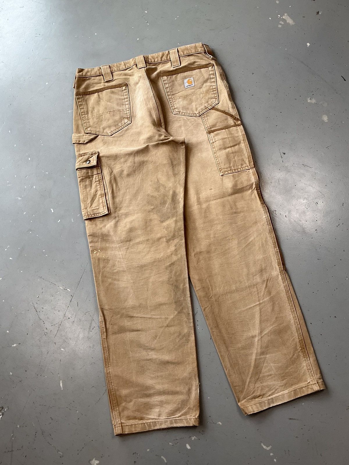 Carhartt × Vintage Crazy vintage Carhartt double knee cargo denim pant Size US 36 / EU 52 - 9 Thumbnail