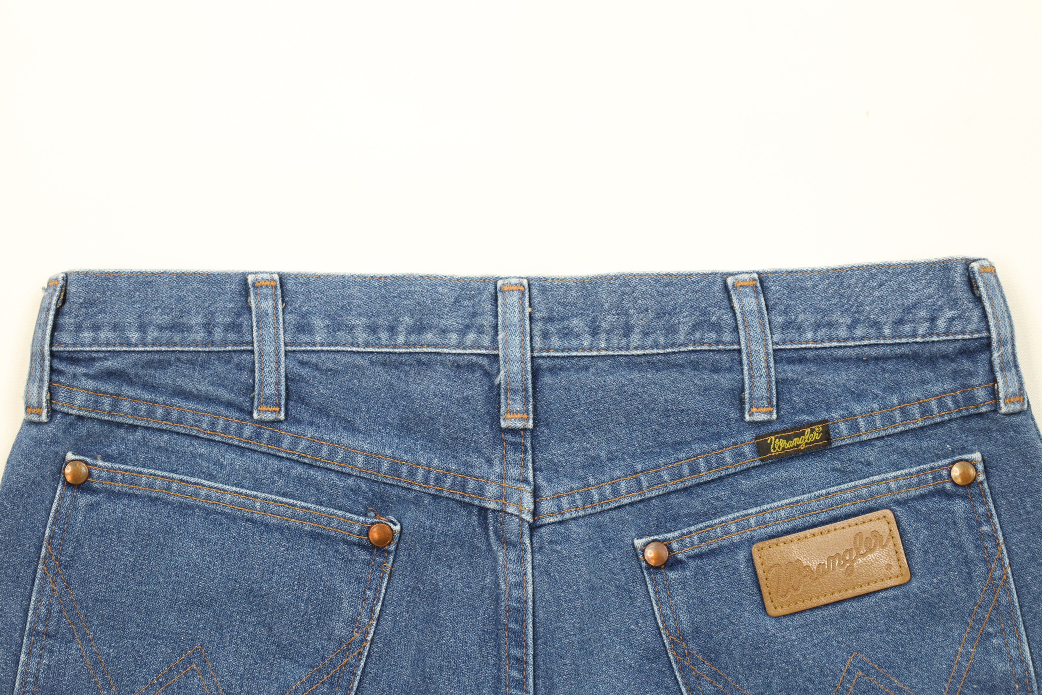 Wrangler Vintage 90s Wrangler Denim Jean Shorts Jorts Blue USA Size 34" / US 12 / IT 48 - 9 Thumbnail