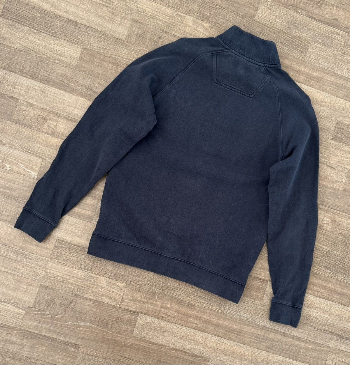 Barbour Vintage Barbour England Navy Pullover 1/4 Rare Sweatshirt Size US S / EU 44-46 / 1 - 4 Thumbnail