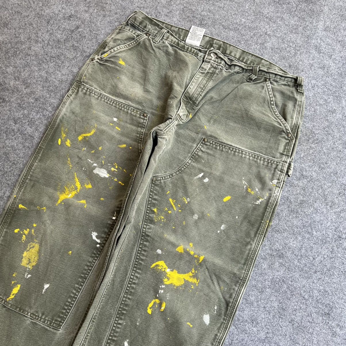 Carhartt × Vintage Vintage Faded Carhartt Double Knee B136 MOS Size US 40 / EU 56 - 2 Thumbnail