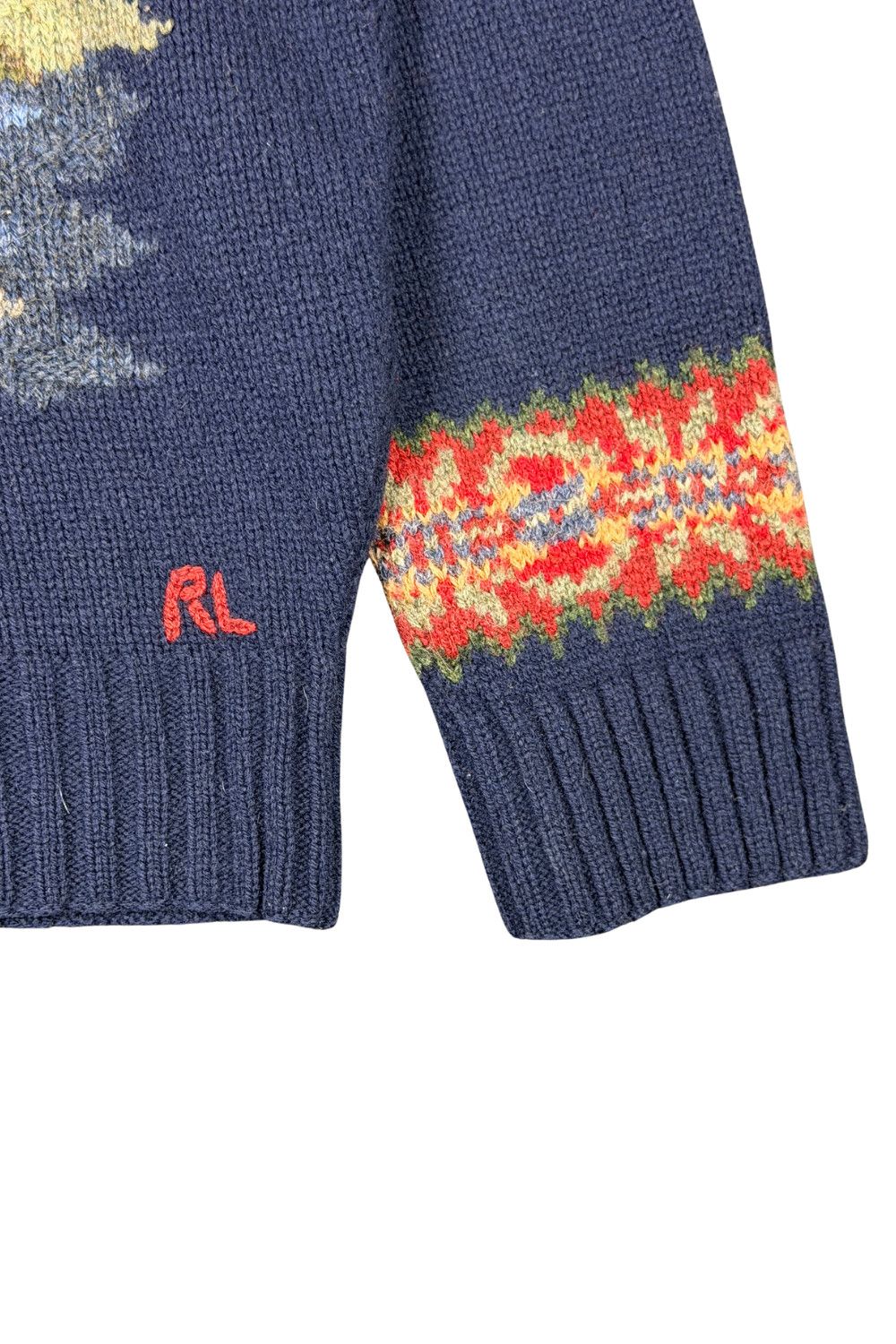 Polo Ralph Lauren Polo Ralph Lauren Hand Knit Elk Scene Sweater XL Fair Isle Size US XL / EU 56 / 4 - 9 Thumbnail