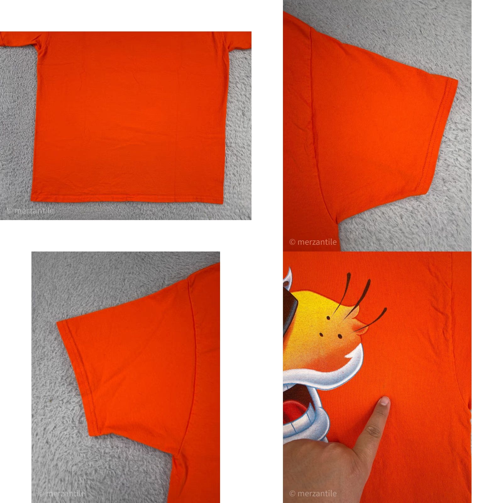 Vintage Taco Johns Shirt Mens Large Orange Flaming Hot Cheetos Burrito Chester Cheetah Size US L / EU 52-54 / 3 - 8 Thumbnail