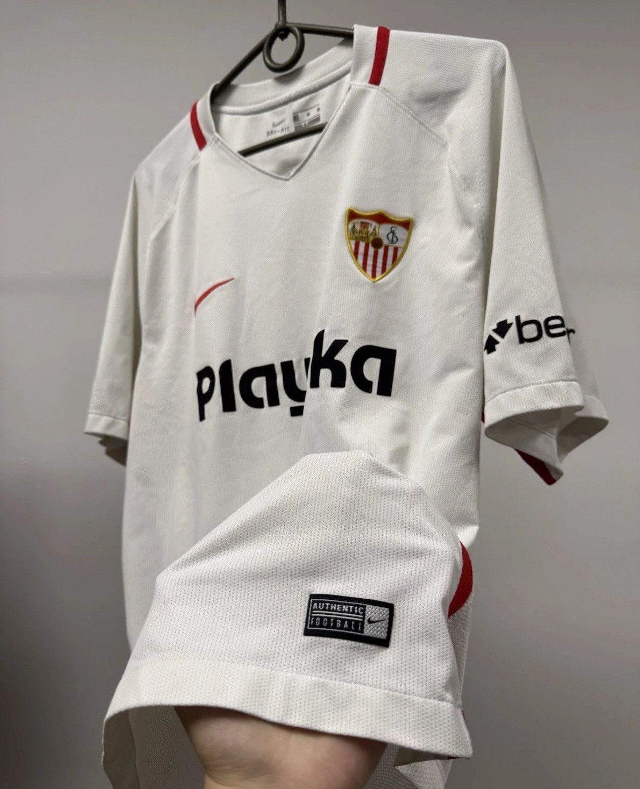 Nike Nike Sevilla Jersey 2018/2019 Home Shirt White Playtika Size US XL / EU 56 / 4 - 5 Thumbnail