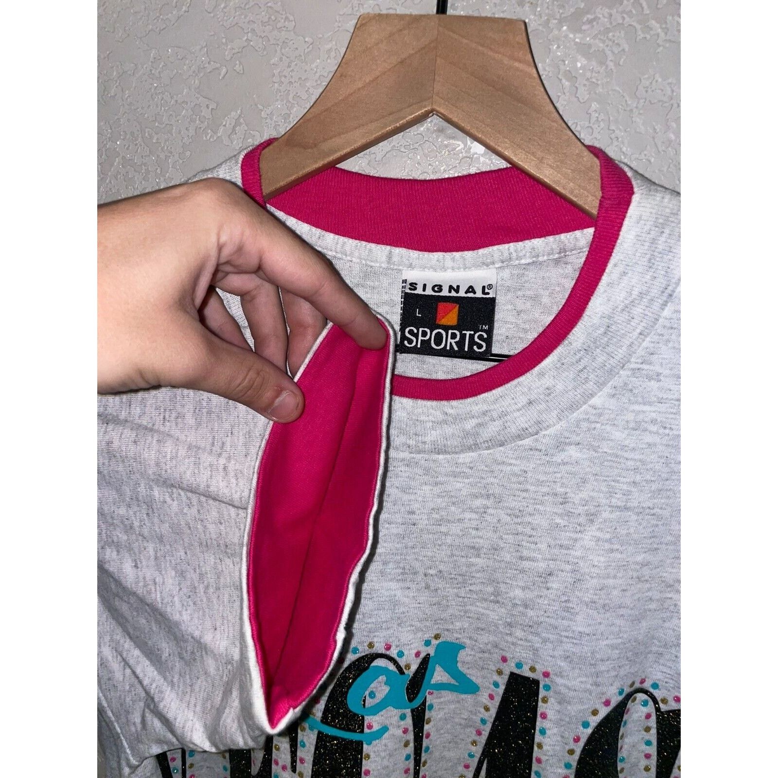 Vintage Vintage Las Vegas Shirt Tee 90s Neon Tourist Graphic Large Size US L / EU 52-54 / 3 - 8 Thumbnail