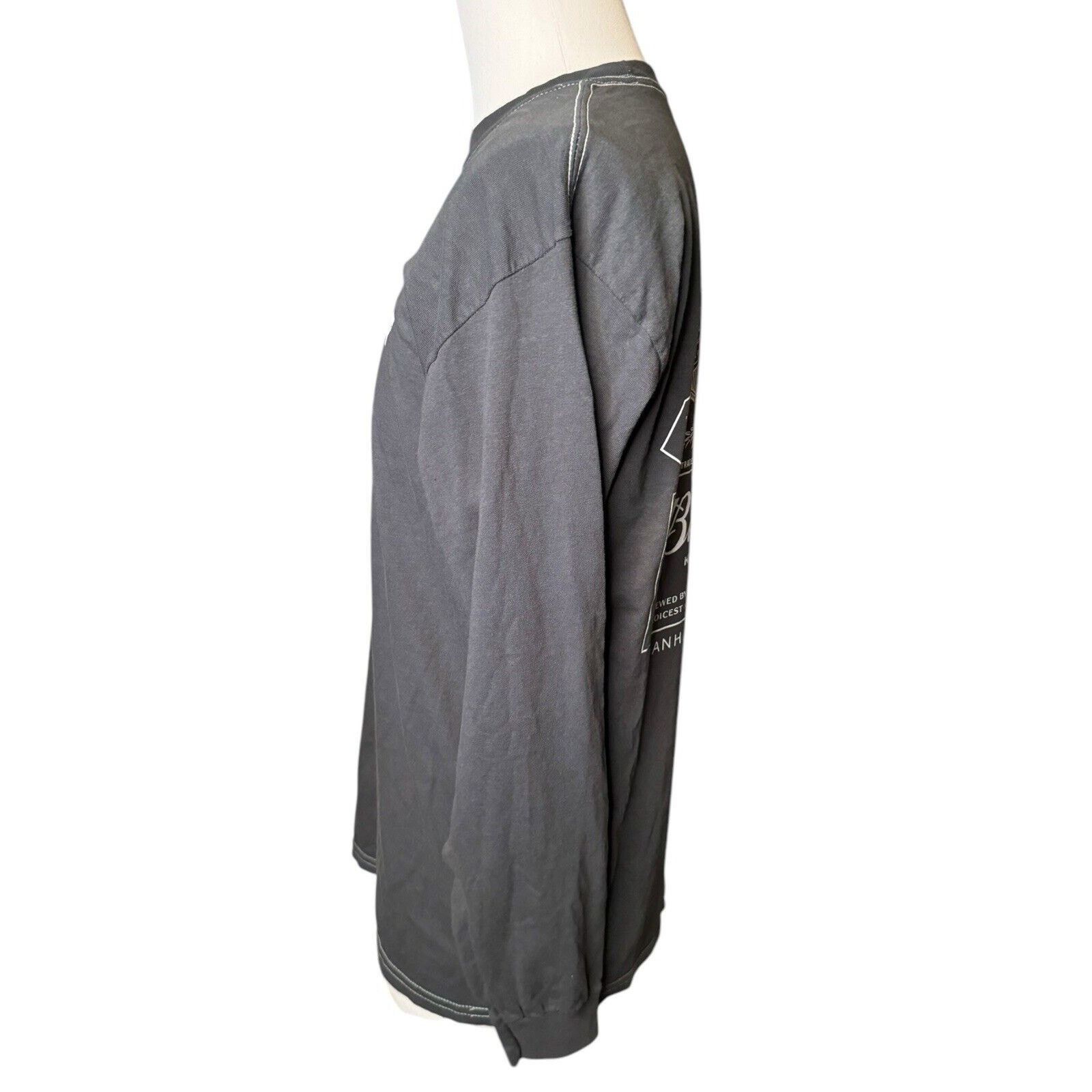 Urban Outfitters Urban Outfitters NEW Budweiser Long Sleeve T-Shirt Gray Size US M / EU 48-50 / 2 - 3 Thumbnail