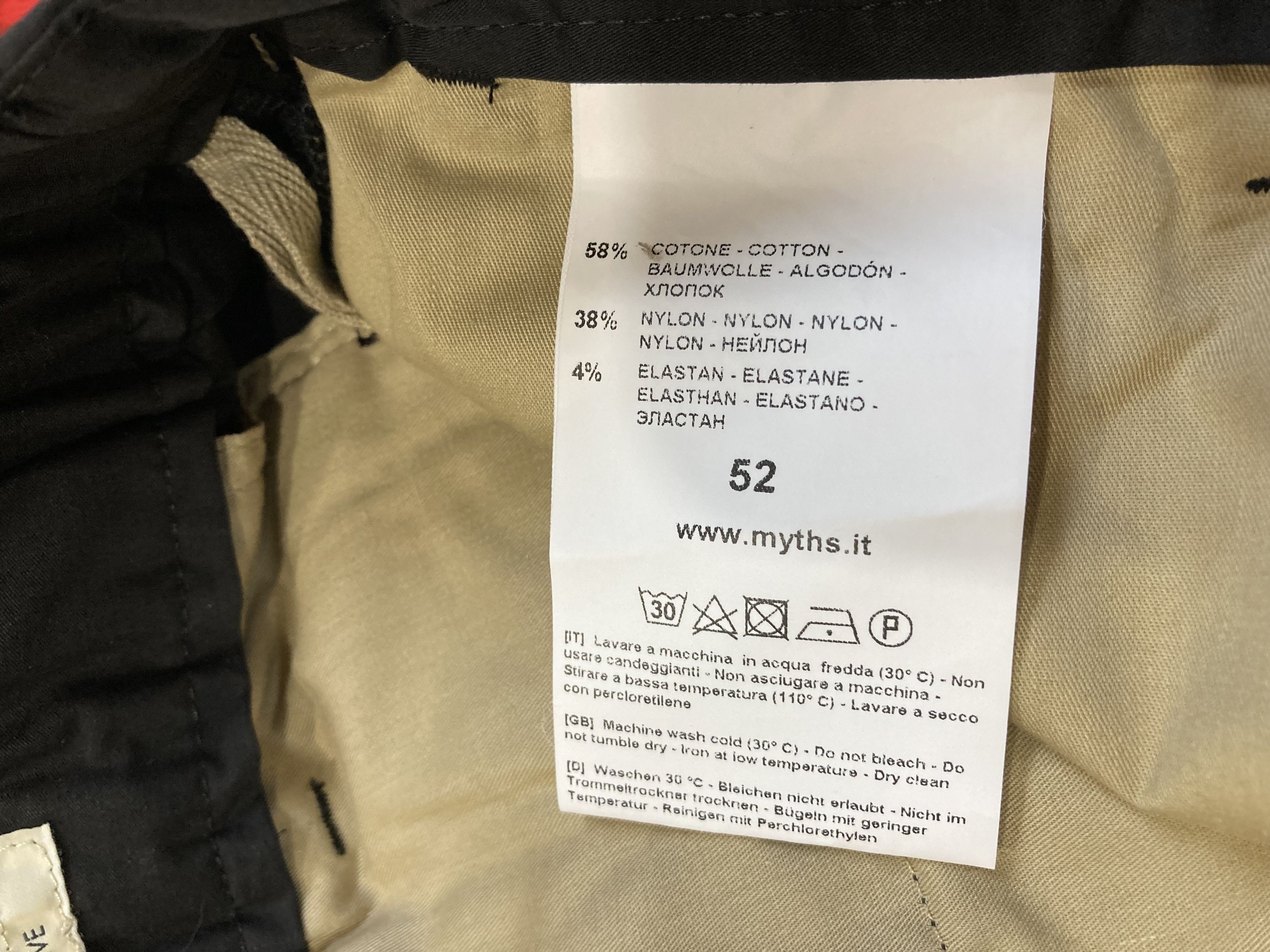 Other Myths Casual trousers with a drawstring Performance Active Size US 36 / EU 52 - 8 Thumbnail